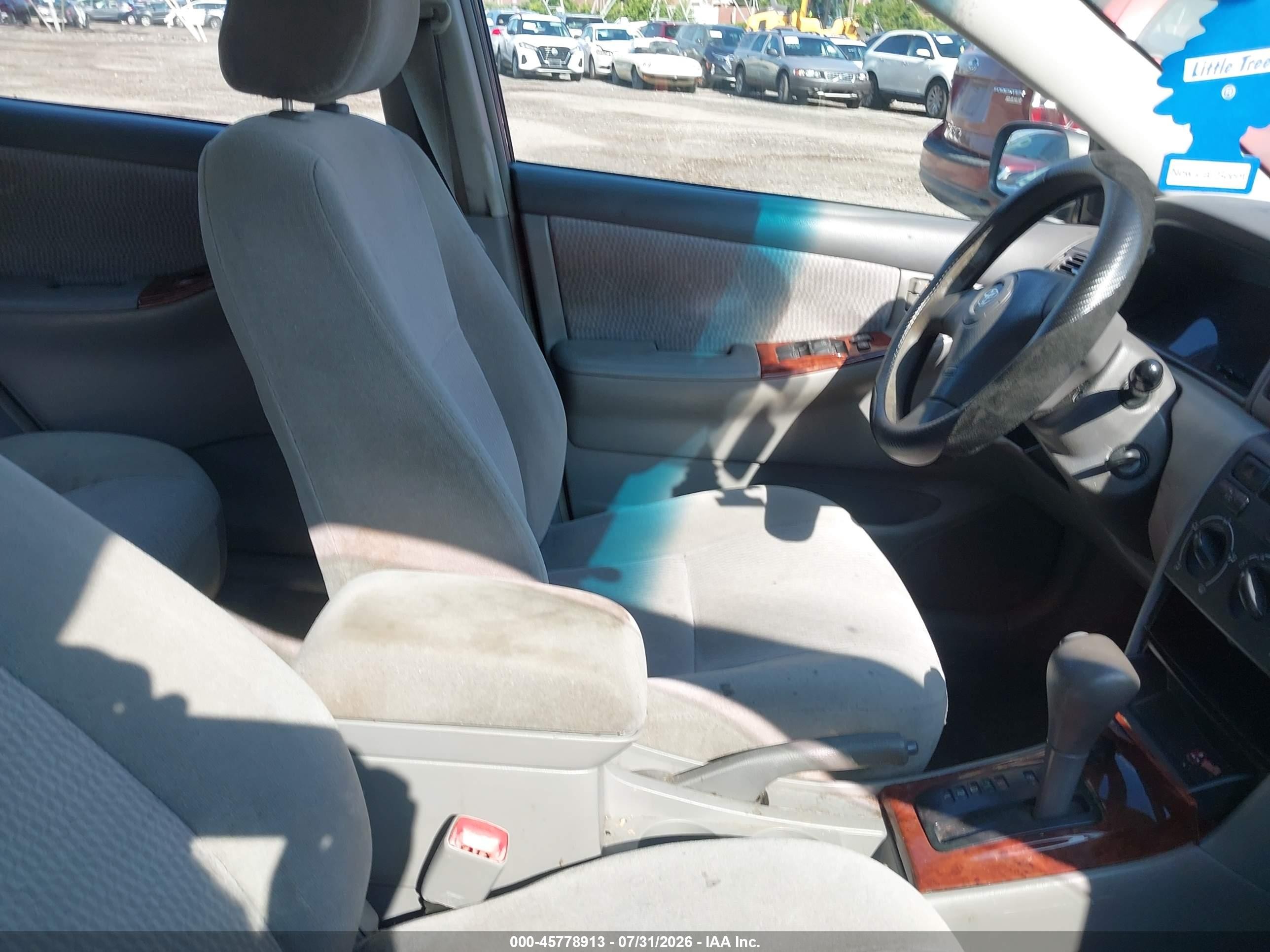 2007 Toyota Corolla Le Gray vin: 2T1BR32E97C725010