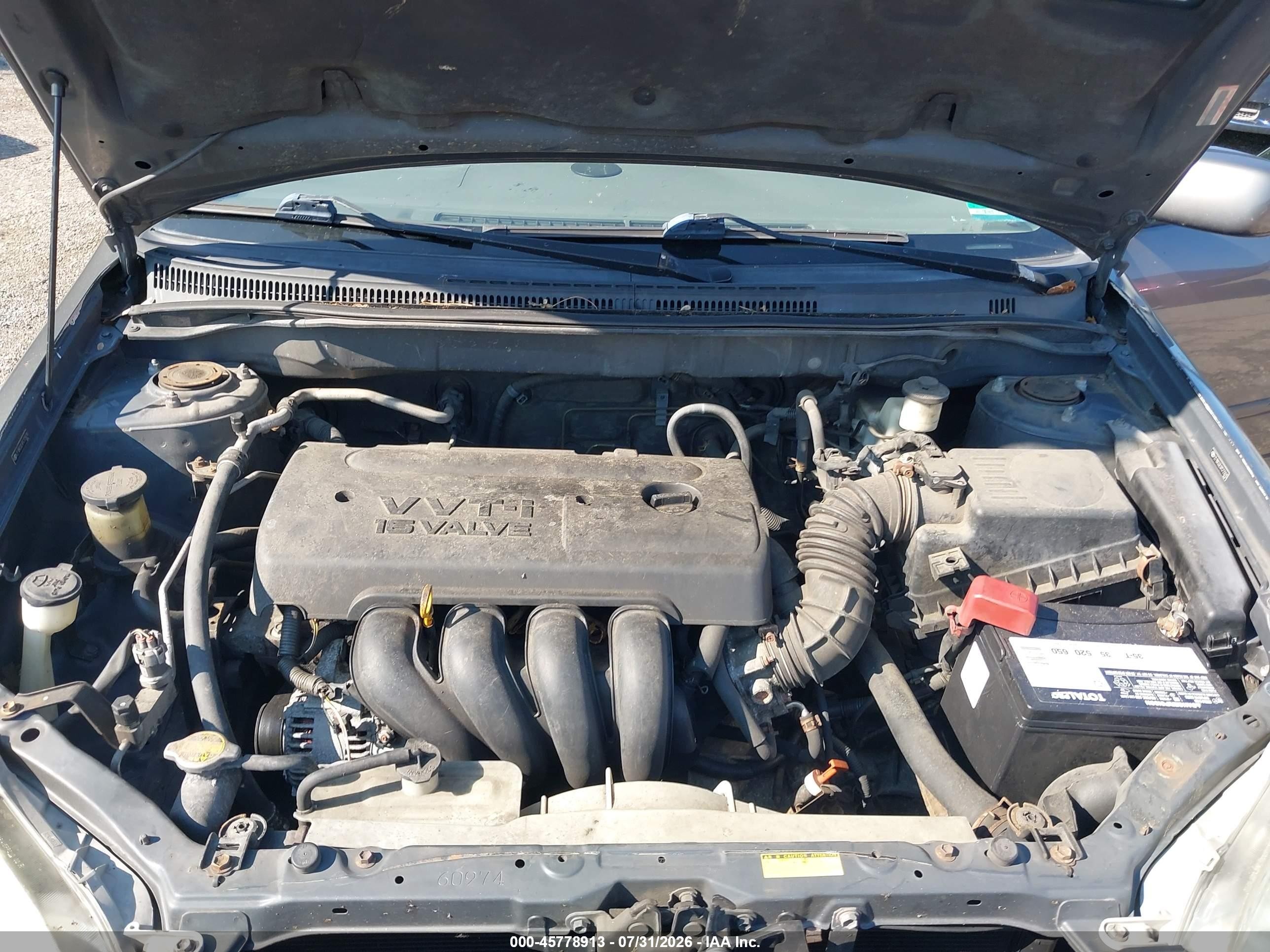 2007 Toyota Corolla Le Gray vin: 2T1BR32E97C725010