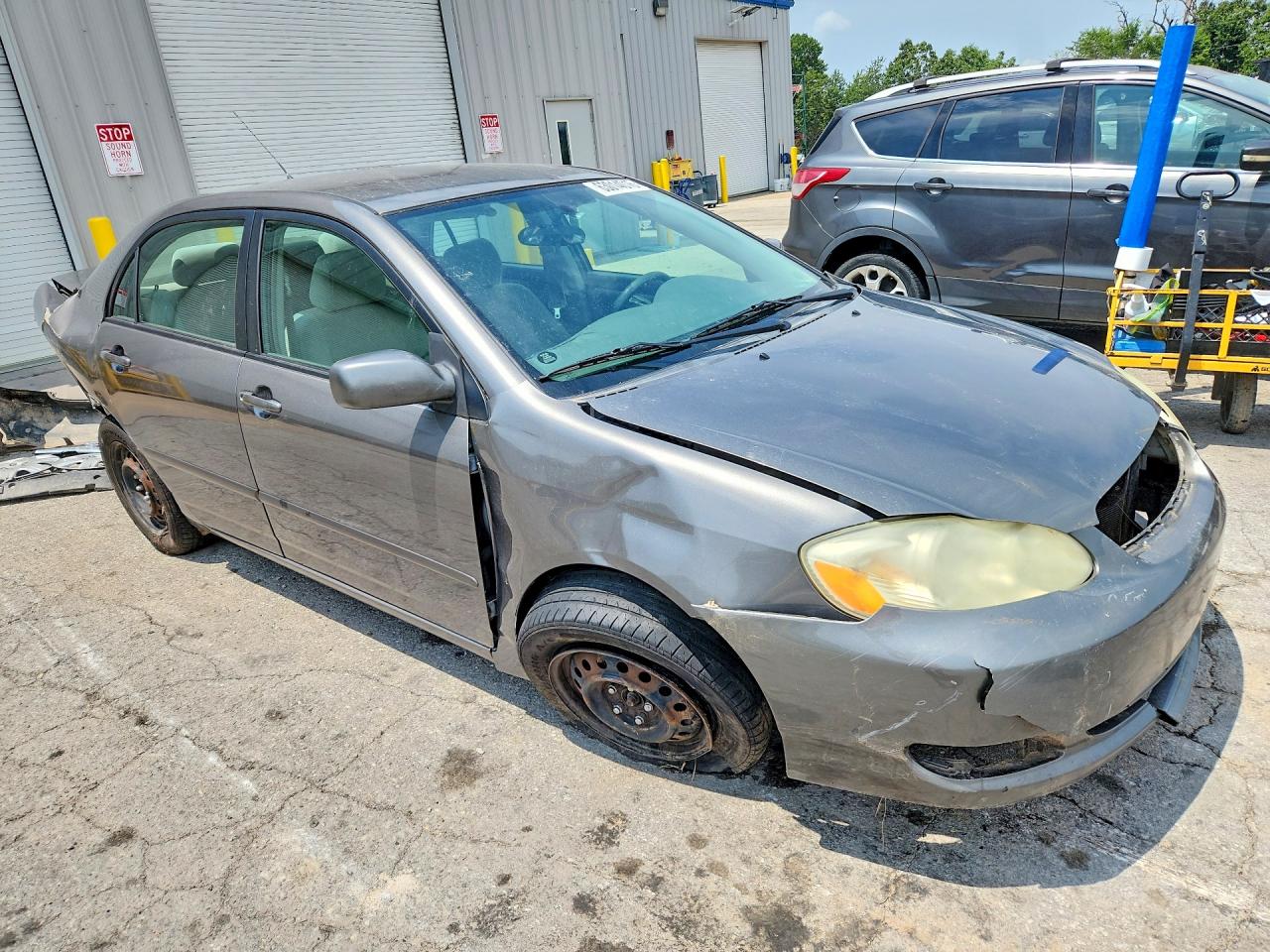 2007 Toyota Corolla Le Gray vin: 2T1BR32E97C734290