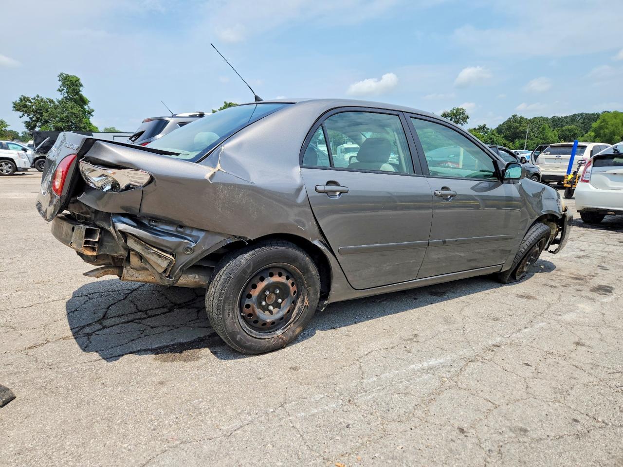 2007 Toyota Corolla Le Gray vin: 2T1BR32E97C734290