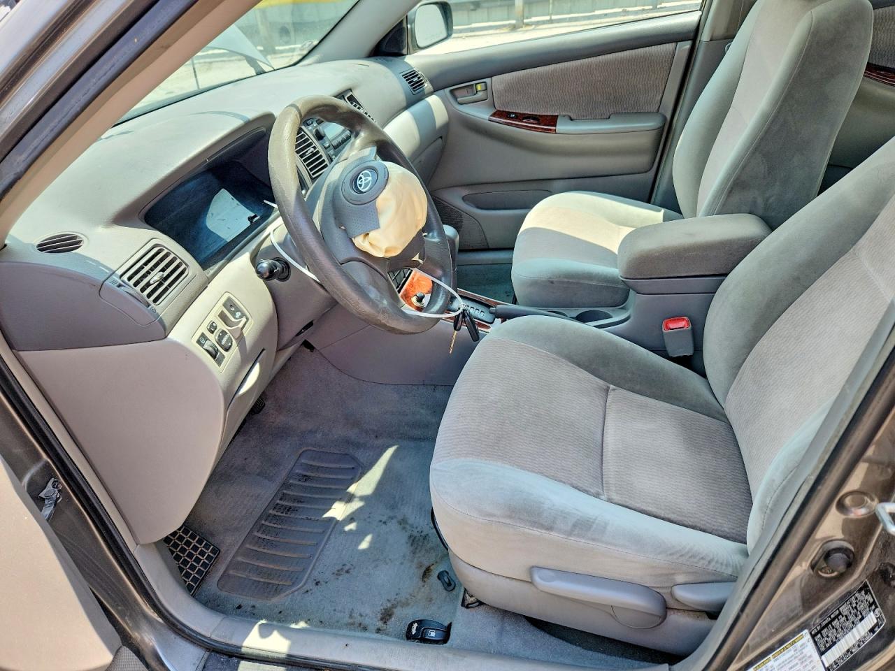 2007 Toyota Corolla Le Gray vin: 2T1BR32E97C734290