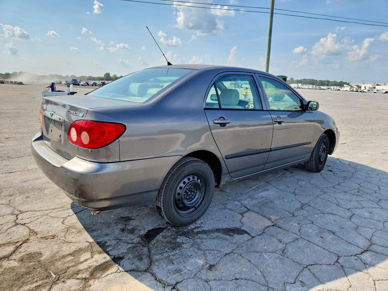 2007 Toyota Corolla Ce Gray vin: 2T1BR32E97C741515