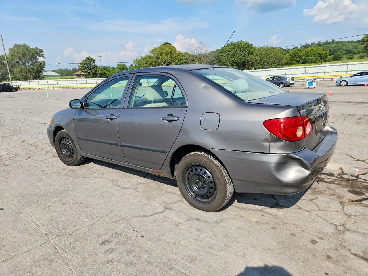 2007 Toyota Corolla Ce Gray vin: 2T1BR32E97C741515