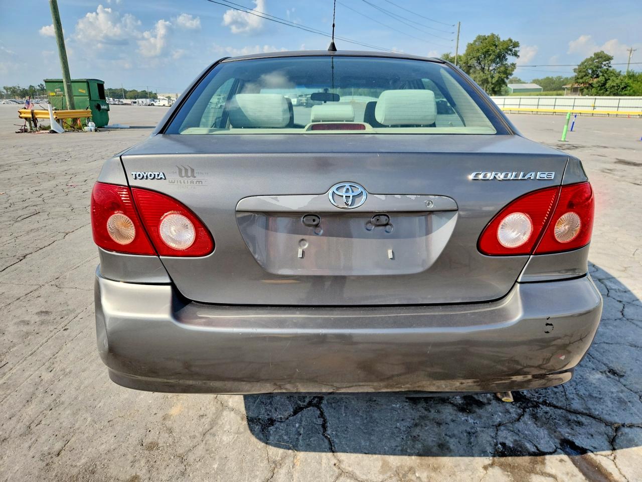 2007 Toyota Corolla Ce Gray vin: 2T1BR32E97C741515