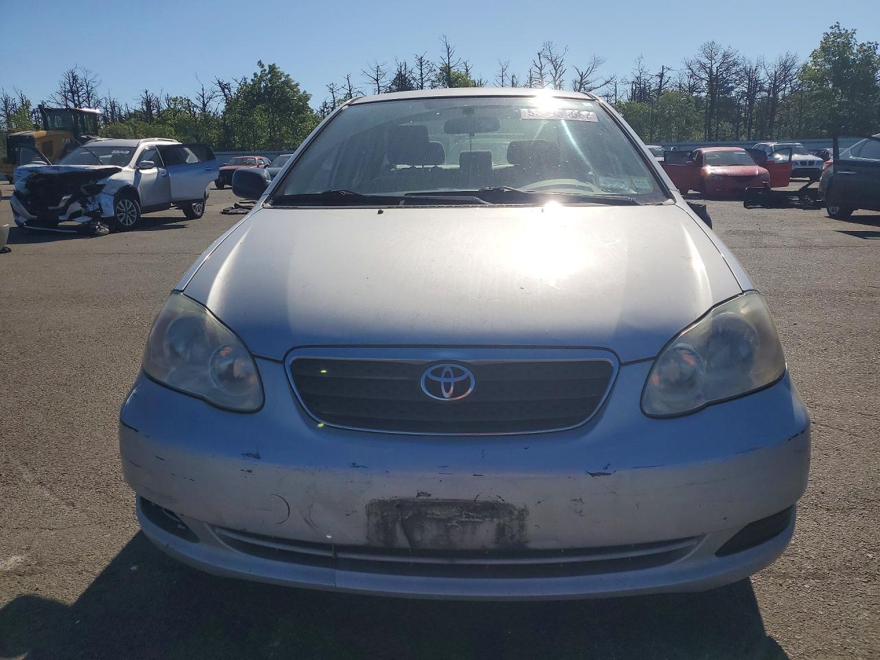 2007 Toyota Corolla Ce Silver vin: 2T1BR32E97C758394