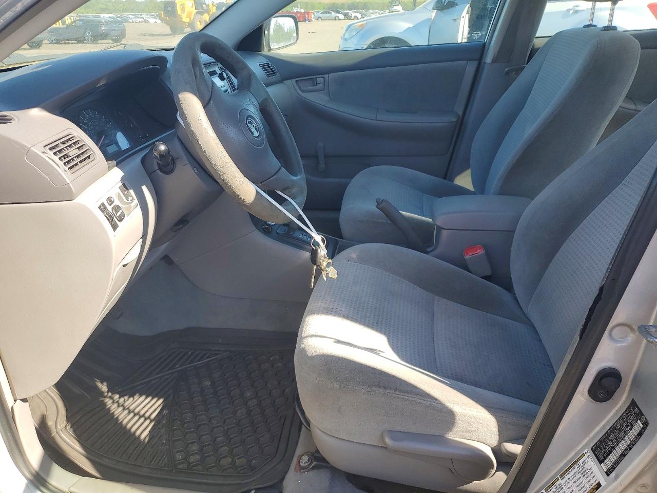2007 Toyota Corolla Ce Silver vin: 2T1BR32E97C758394