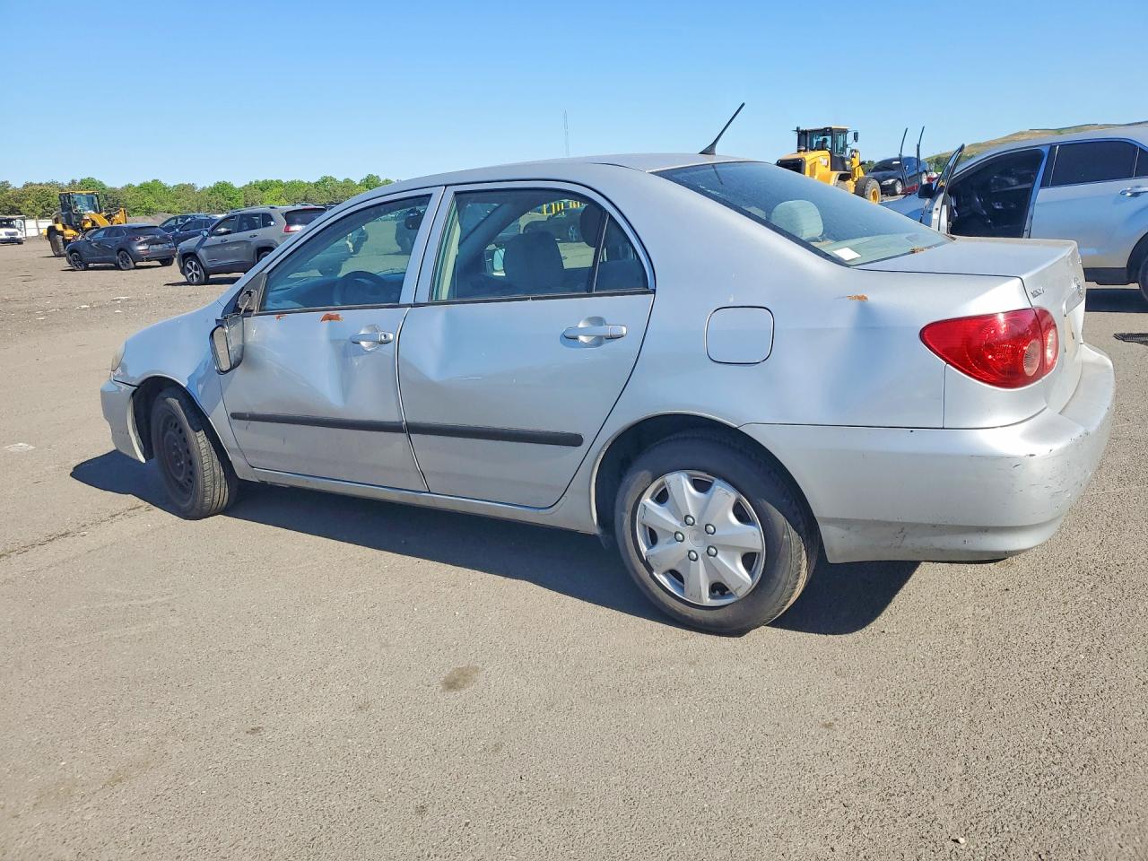 2007 Toyota Corolla Ce Silver vin: 2T1BR32E97C758394