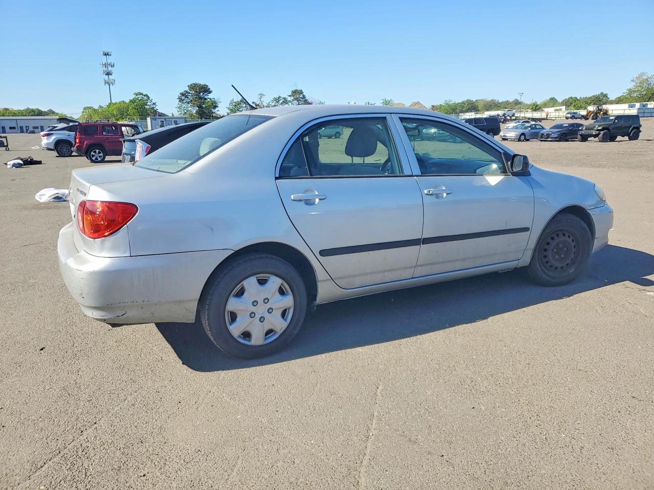 2007 Toyota Corolla Ce Silver vin: 2T1BR32E97C758394