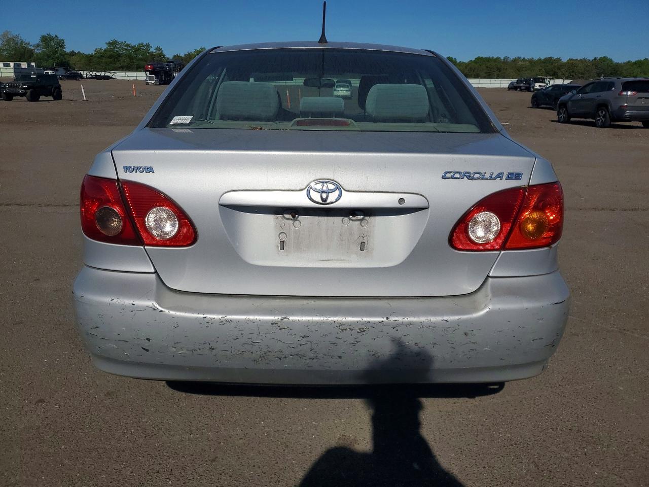 2007 Toyota Corolla Ce Silver vin: 2T1BR32E97C758394