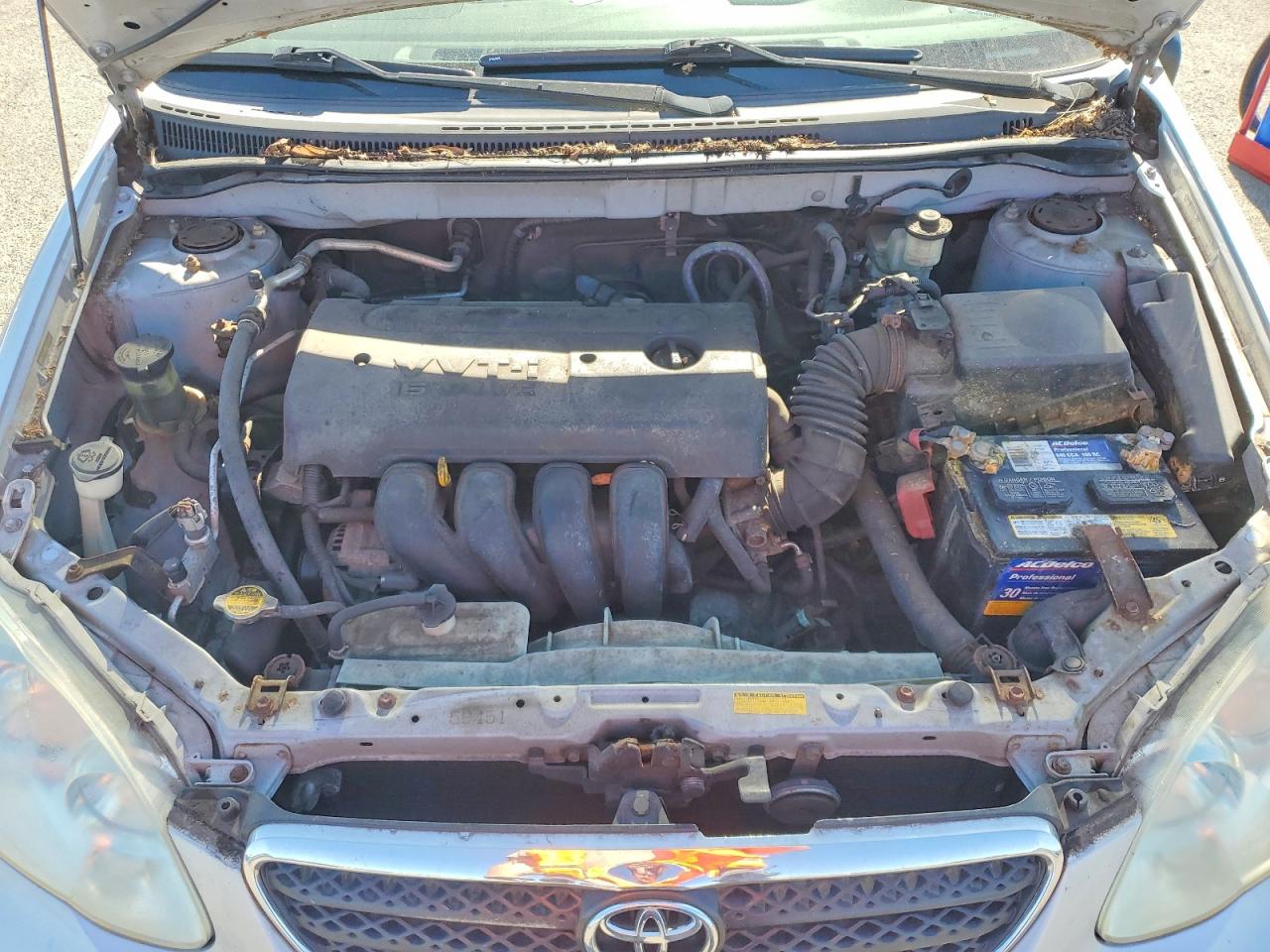 2007 Toyota Corolla Ce Silver vin: 2T1BR32E97C758394