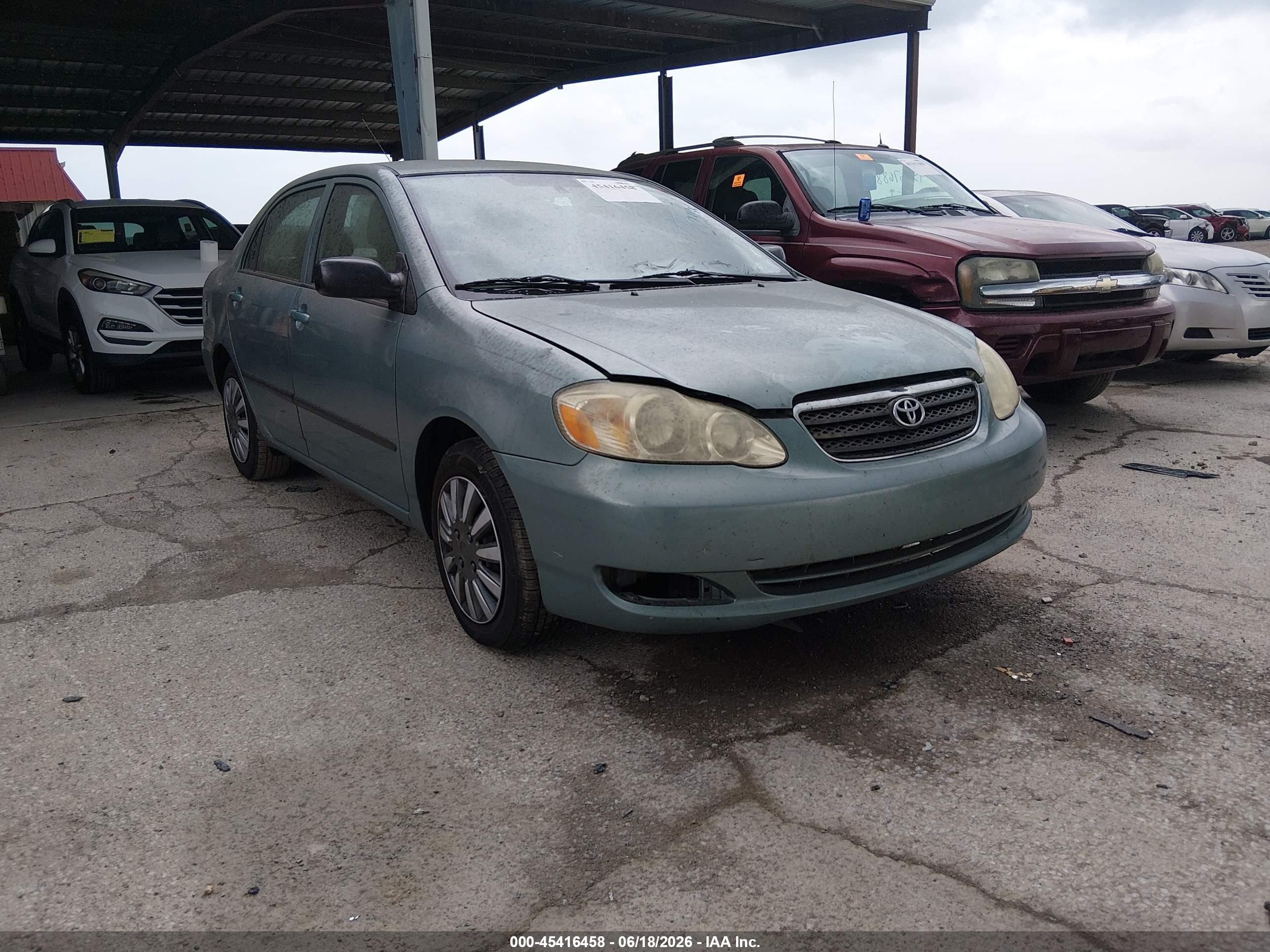 2007 Toyota Corolla Ce Green vin: 2T1BR32E97C769024