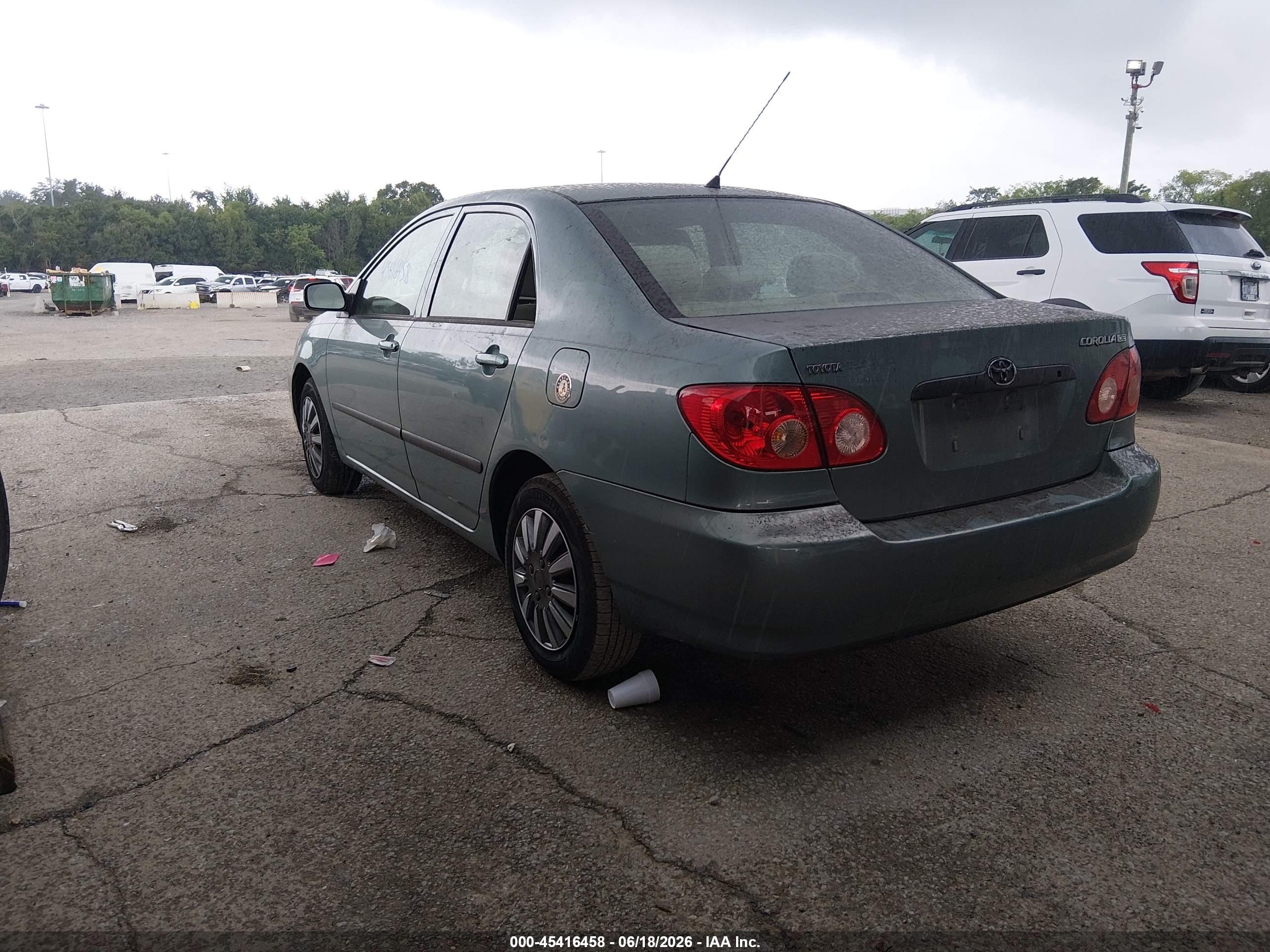 2007 Toyota Corolla Ce Green vin: 2T1BR32E97C769024