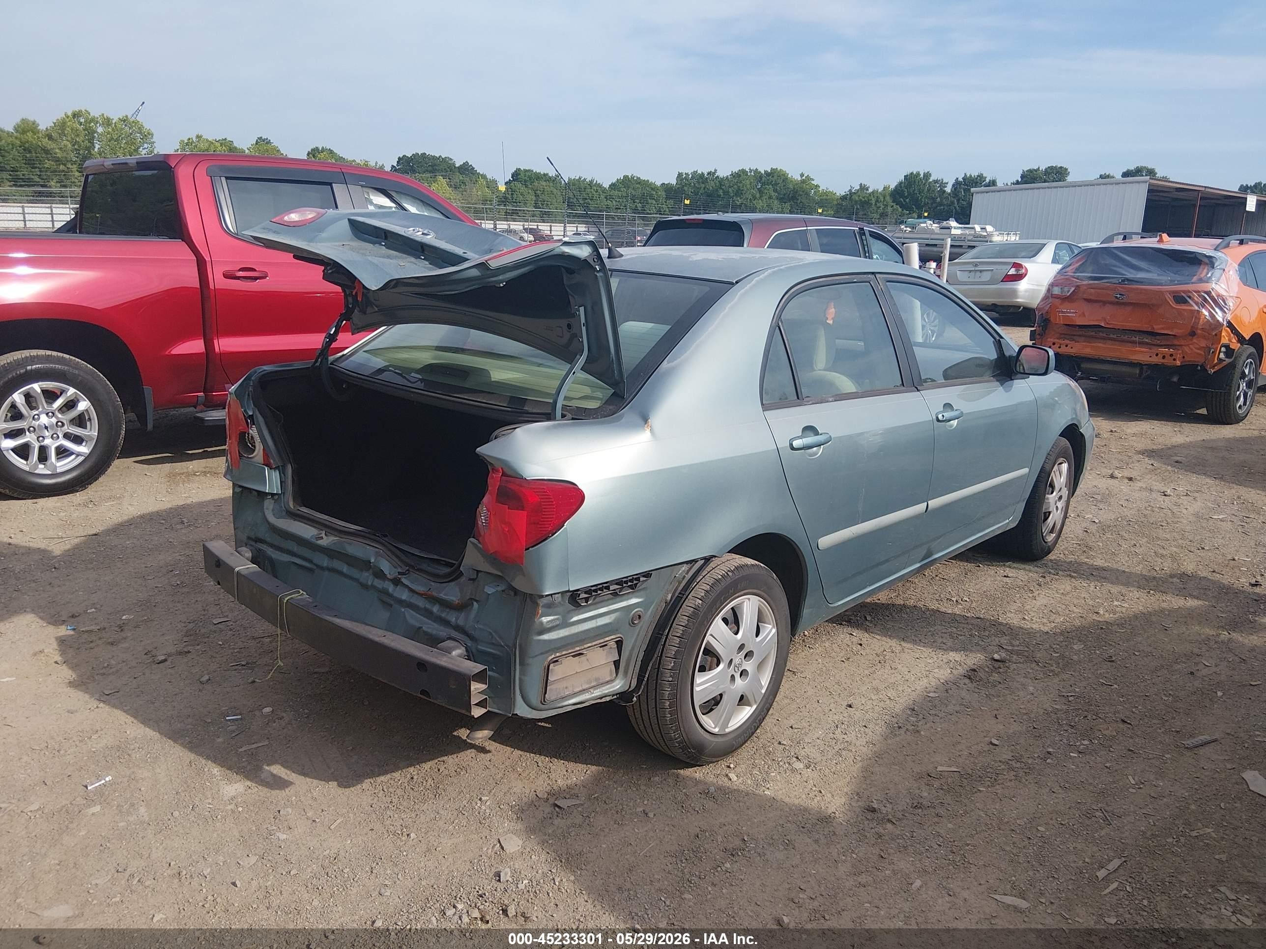 2007 Toyota Corolla Le Light Blue vin: 2T1BR32E97C770920