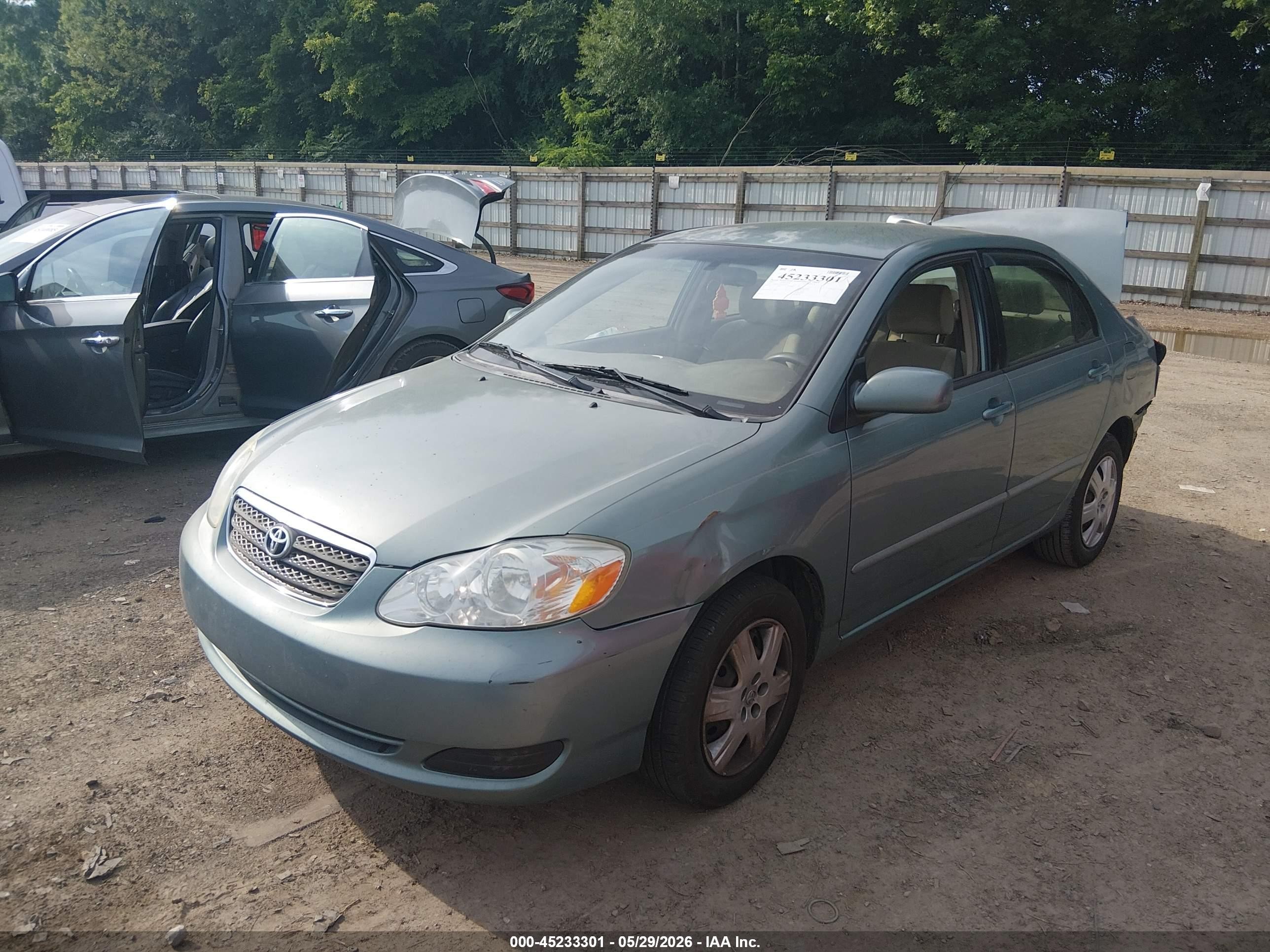 2007 Toyota Corolla Le Light Blue vin: 2T1BR32E97C770920