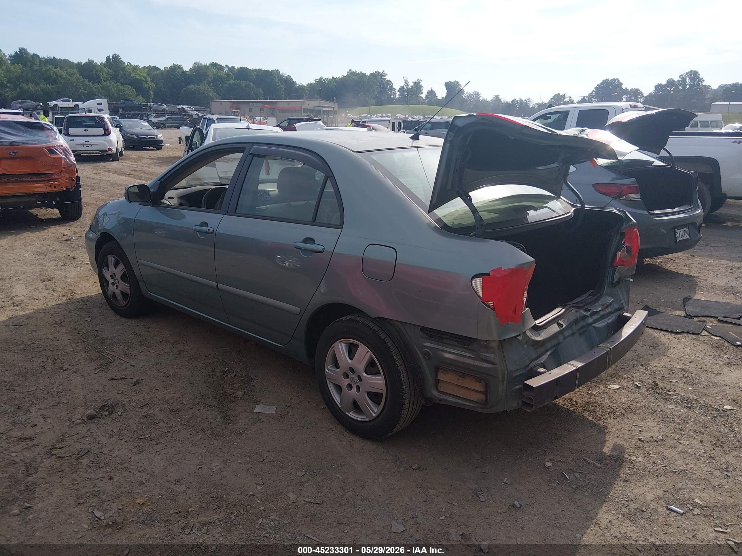2007 Toyota Corolla Le Light Blue vin: 2T1BR32E97C770920