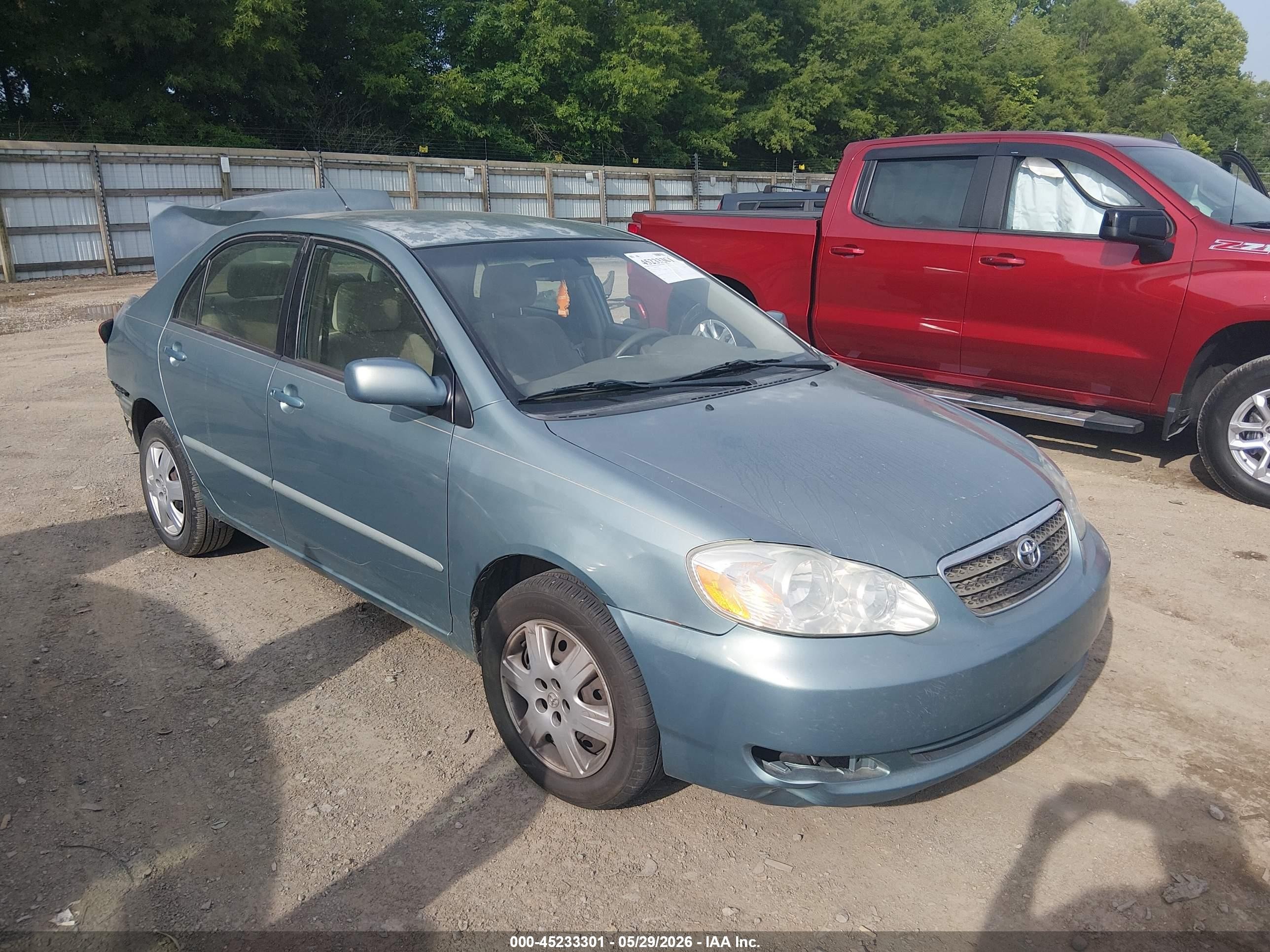 2007 Toyota Corolla Le Light Blue vin: 2T1BR32E97C770920