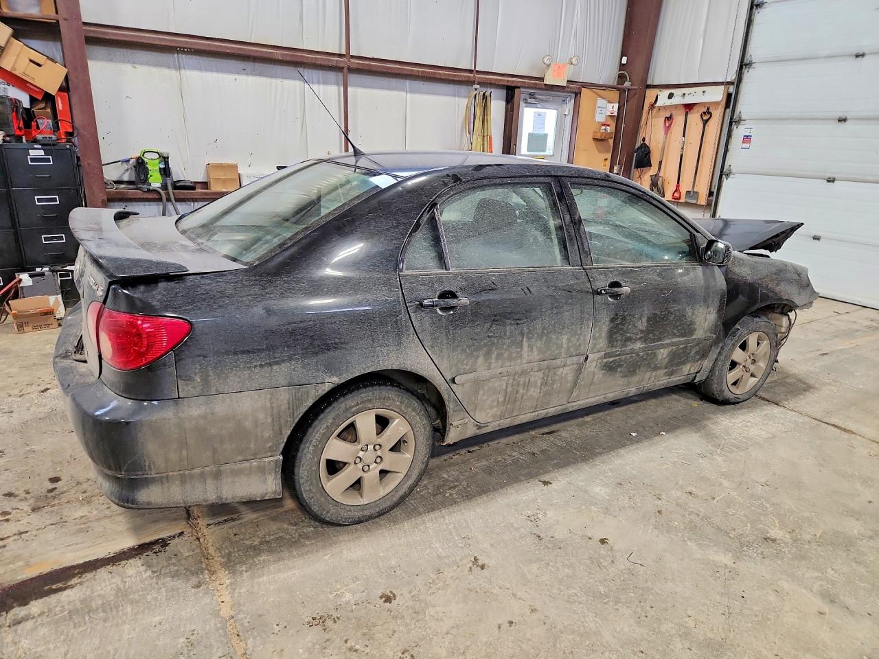 2007 Toyota Corolla Sport 4dr Black vin: 2T1BR32E97C772375