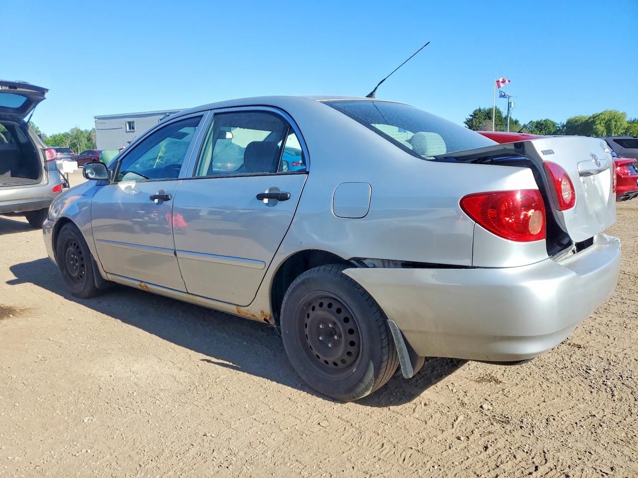 2007 Toyota Corolla Ce Silver vin: 2T1BR32E97C775048
