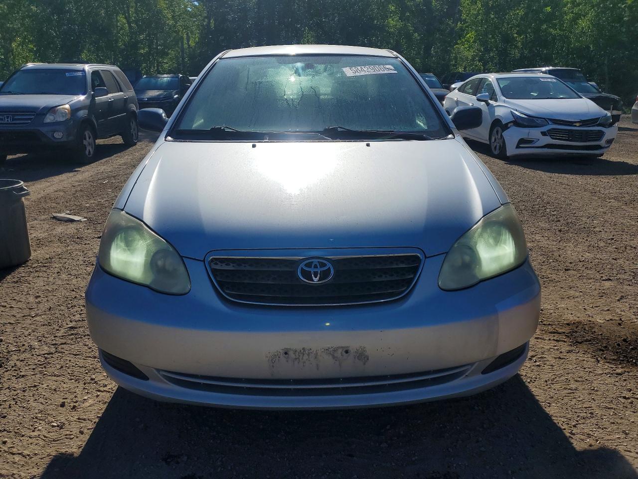 2007 Toyota Corolla Ce Silver vin: 2T1BR32E97C775048
