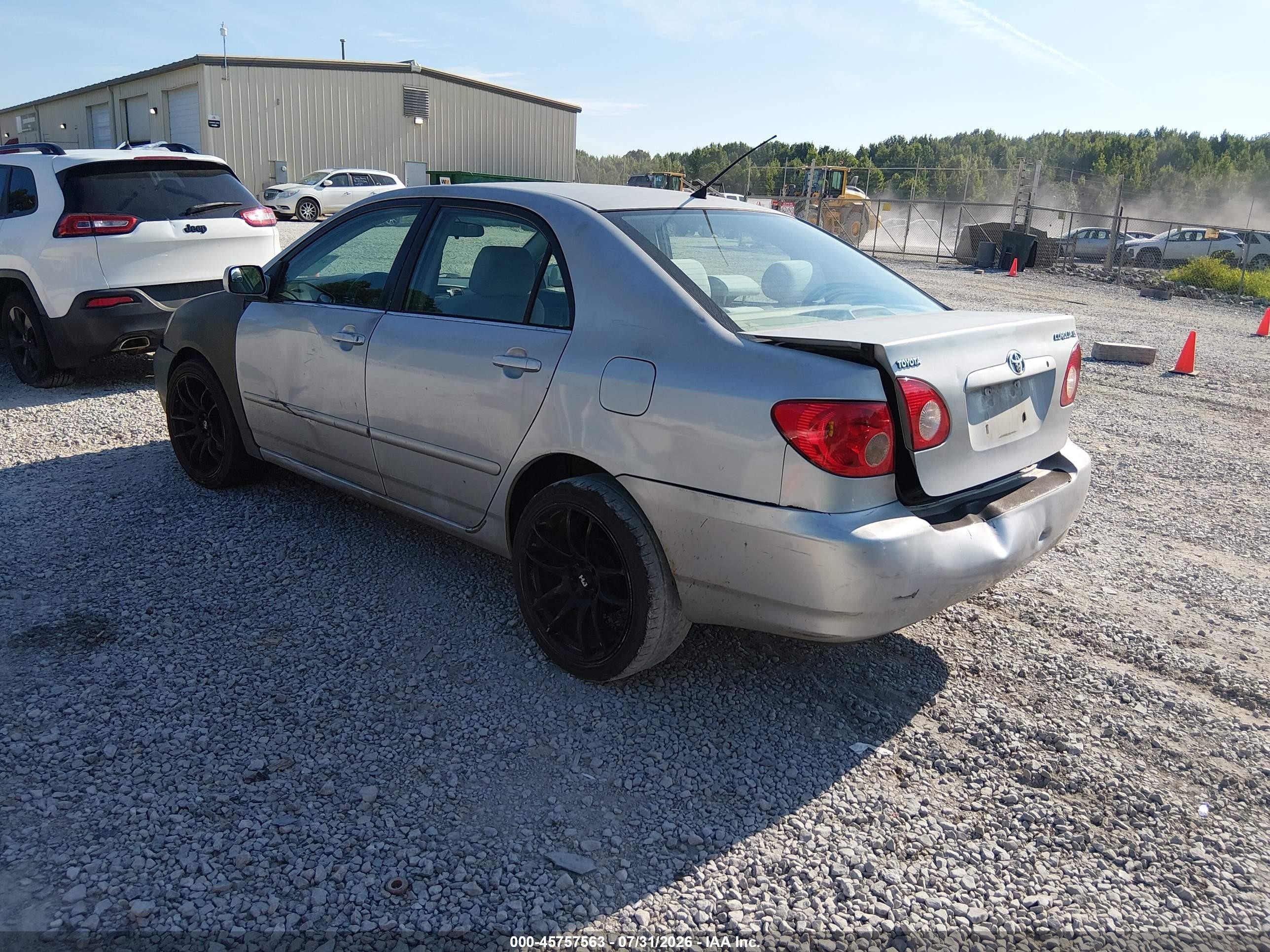 2007 Toyota Corolla Le Серебряный vin: 2T1BR32E97C783988