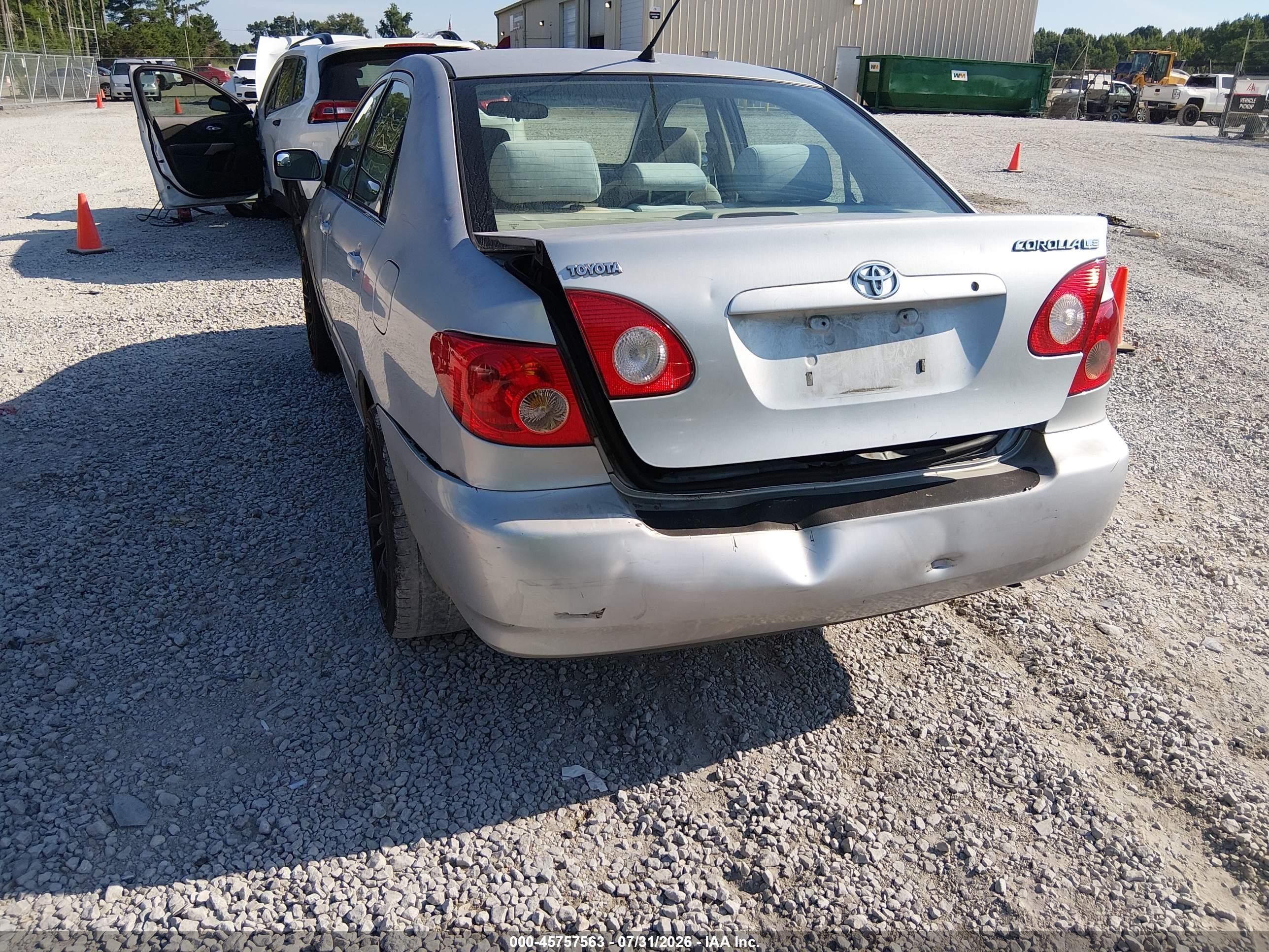 2007 Toyota Corolla Le Серебряный vin: 2T1BR32E97C783988