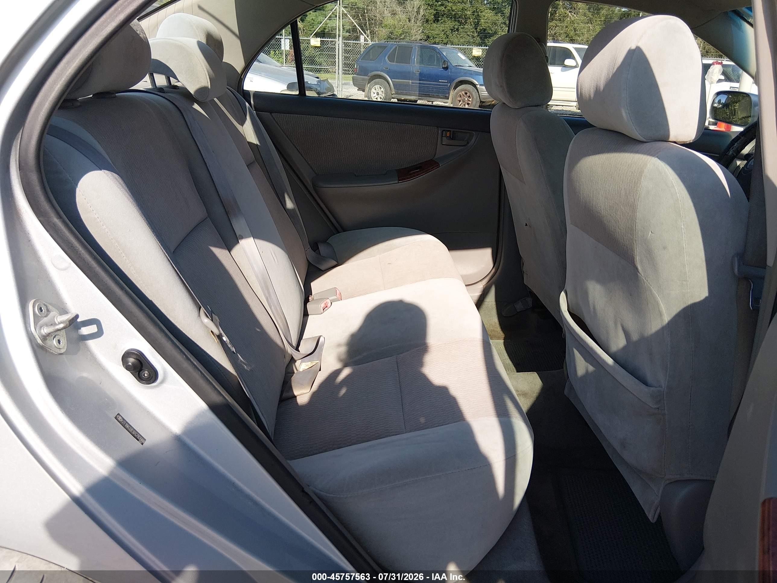 2007 Toyota Corolla Le Серебряный vin: 2T1BR32E97C783988