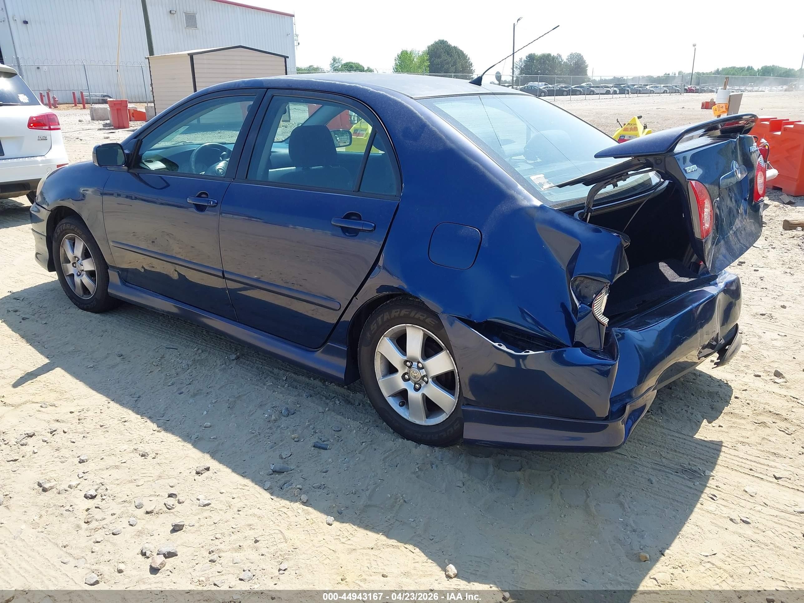 2007 Toyota Corolla S Blue vin: 2T1BR32E97C789662