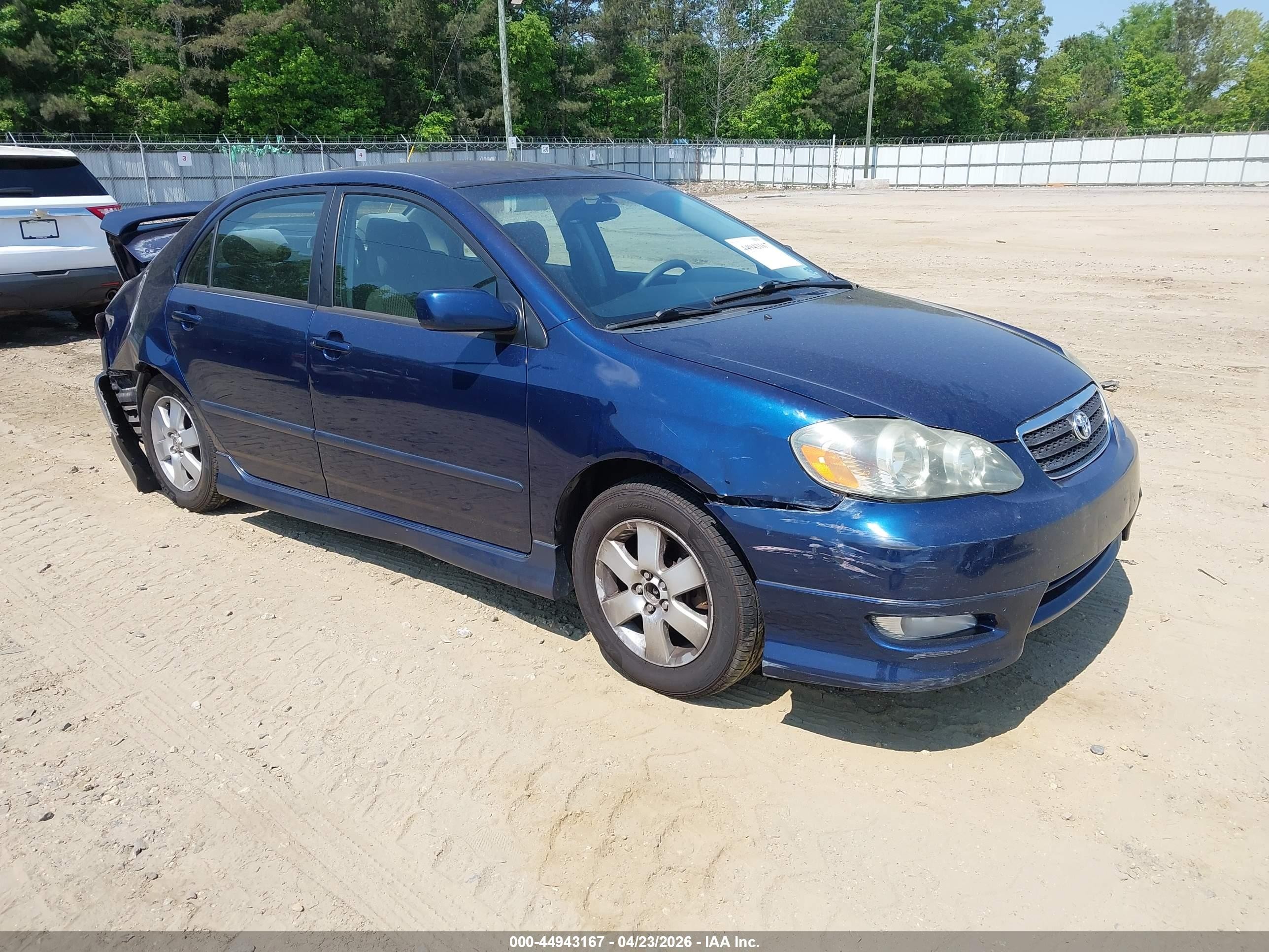 2007 Toyota Corolla S Blue vin: 2T1BR32E97C789662