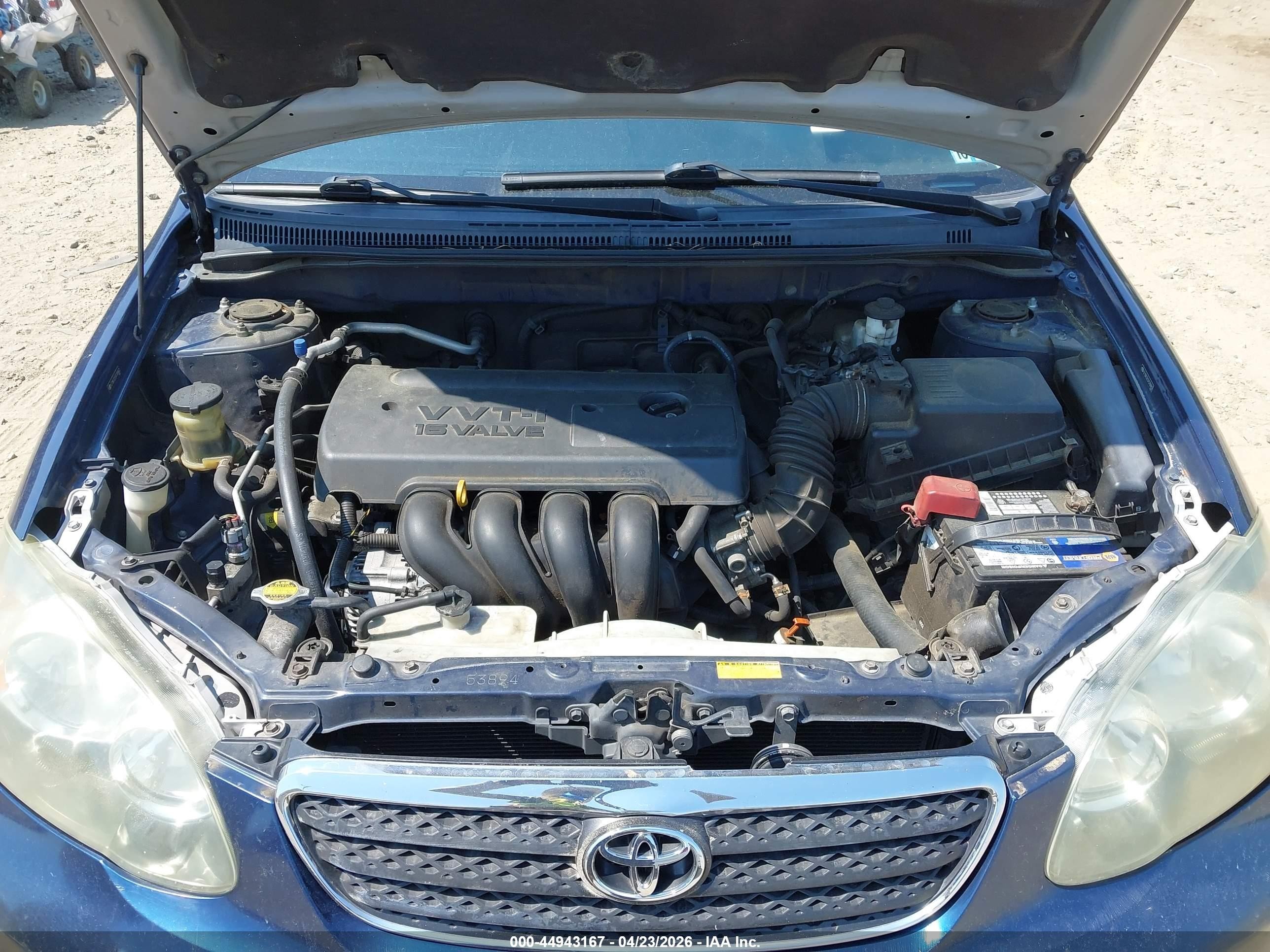 2007 Toyota Corolla S Blue vin: 2T1BR32E97C789662