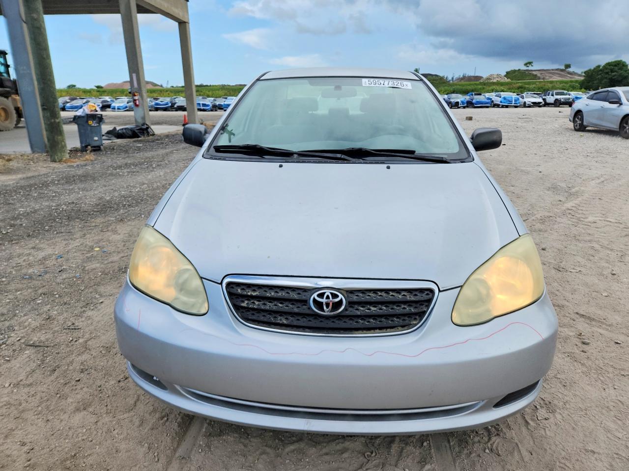 2007 Toyota Corolla Ce Silver vin: 2T1BR32E97C795204