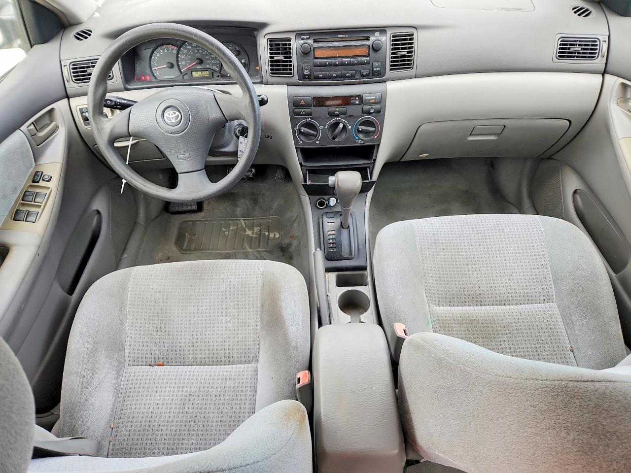 2007 Toyota Corolla Ce Silver vin: 2T1BR32E97C795204
