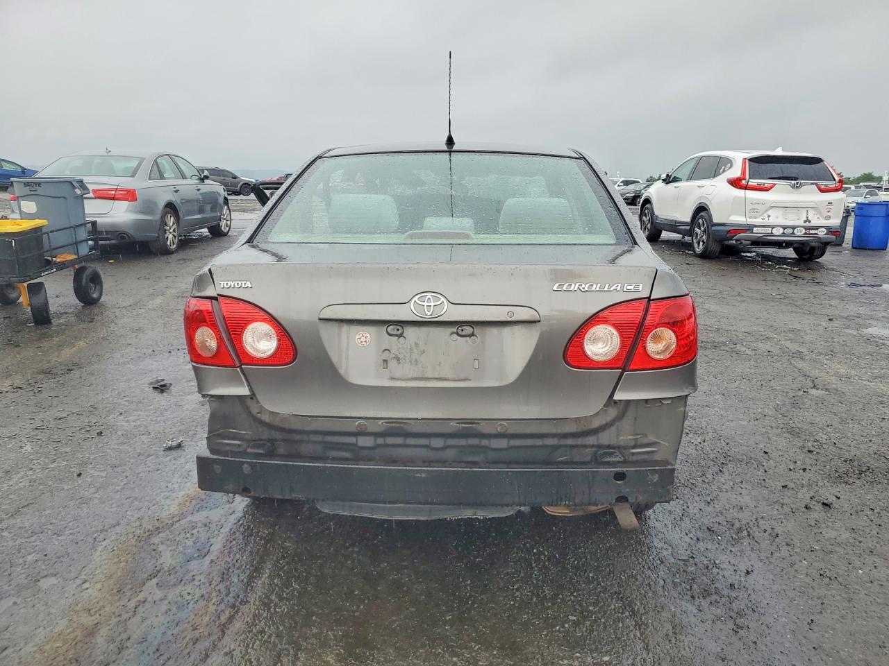 2007 Toyota Corolla Ce Gray vin: 2T1BR32E97C822790