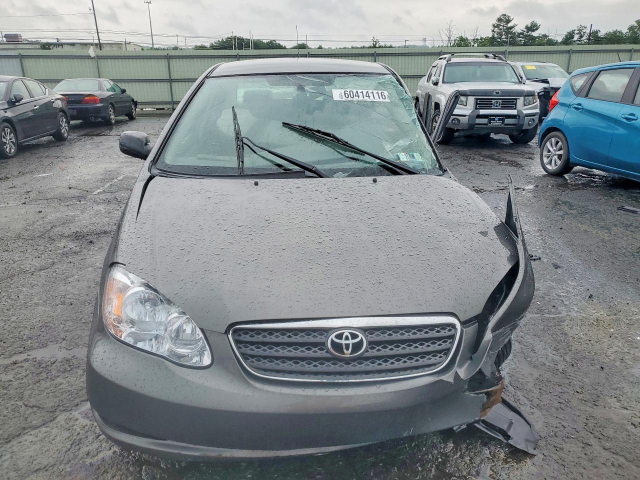 2007 Toyota Corolla Ce Gray vin: 2T1BR32E97C822790