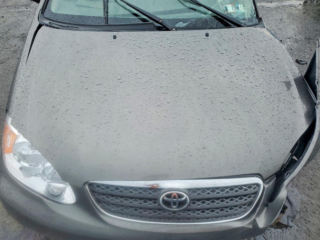 2007 Toyota Corolla Ce Gray vin: 2T1BR32E97C822790