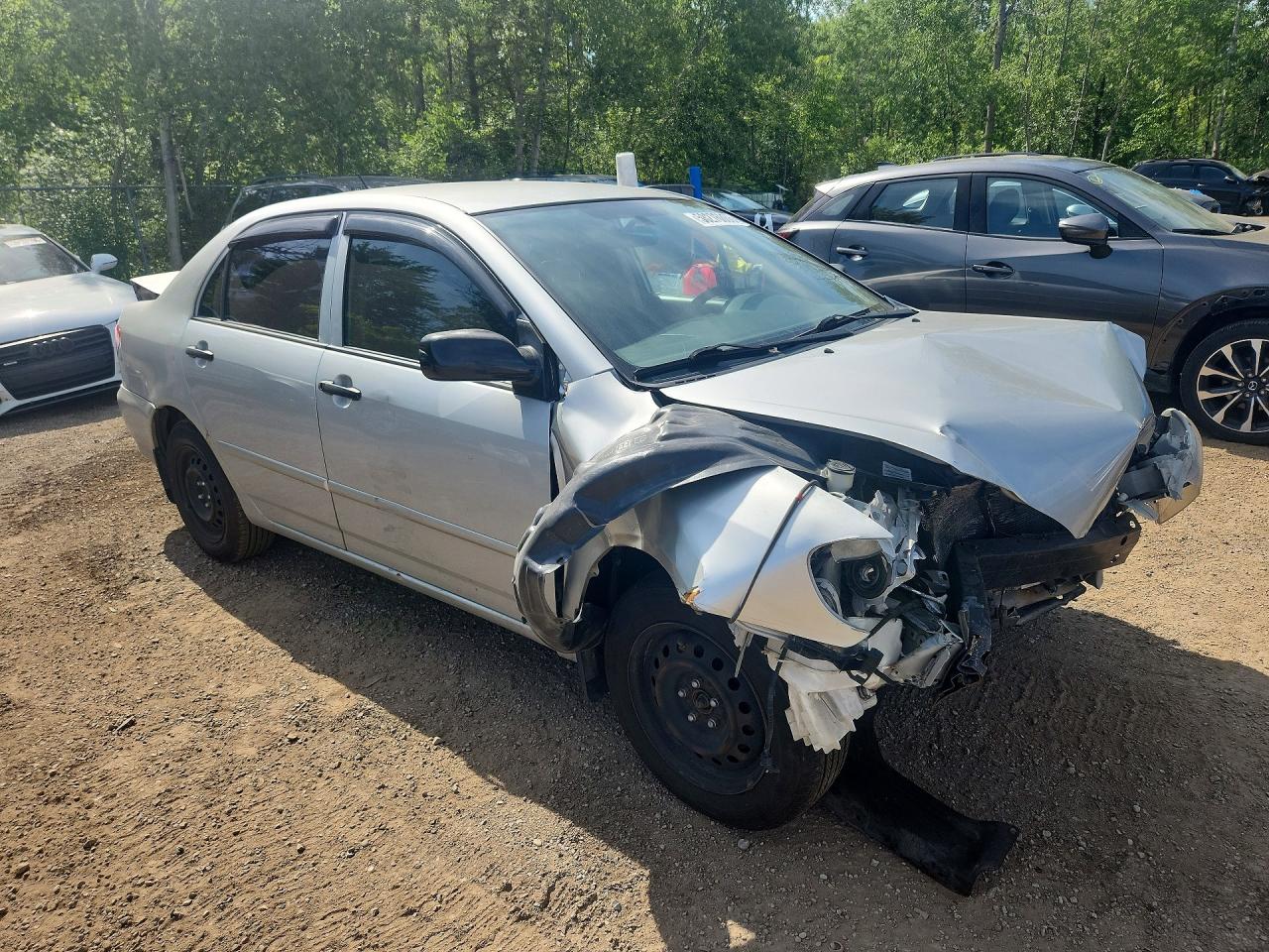 2007 Toyota Corolla Ce Серебряный vin: 2T1BR32E97C824846