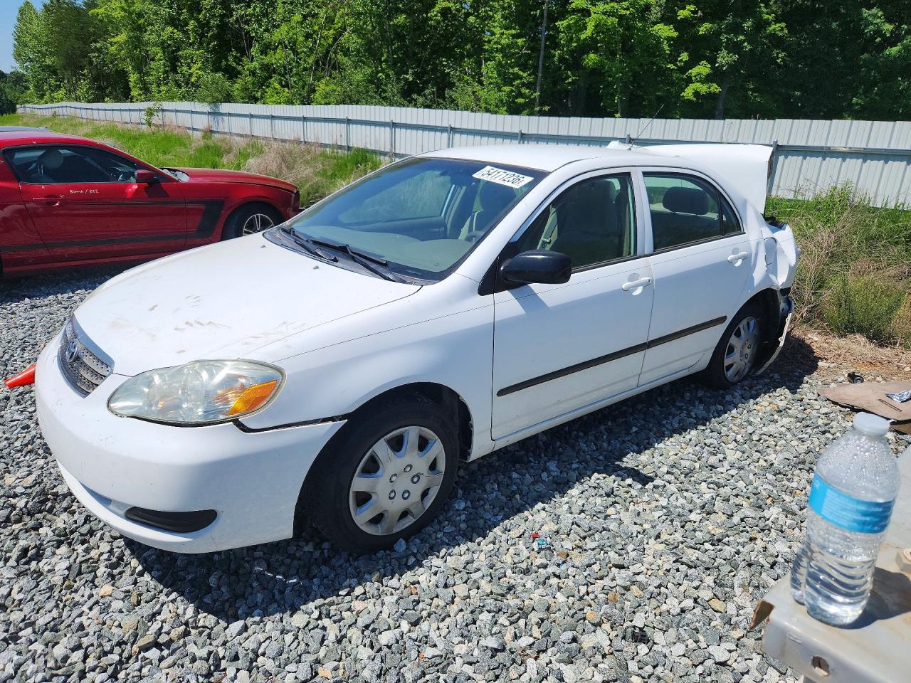 2007 Toyota Corolla Белый vin: 2T1BR32E97C828735