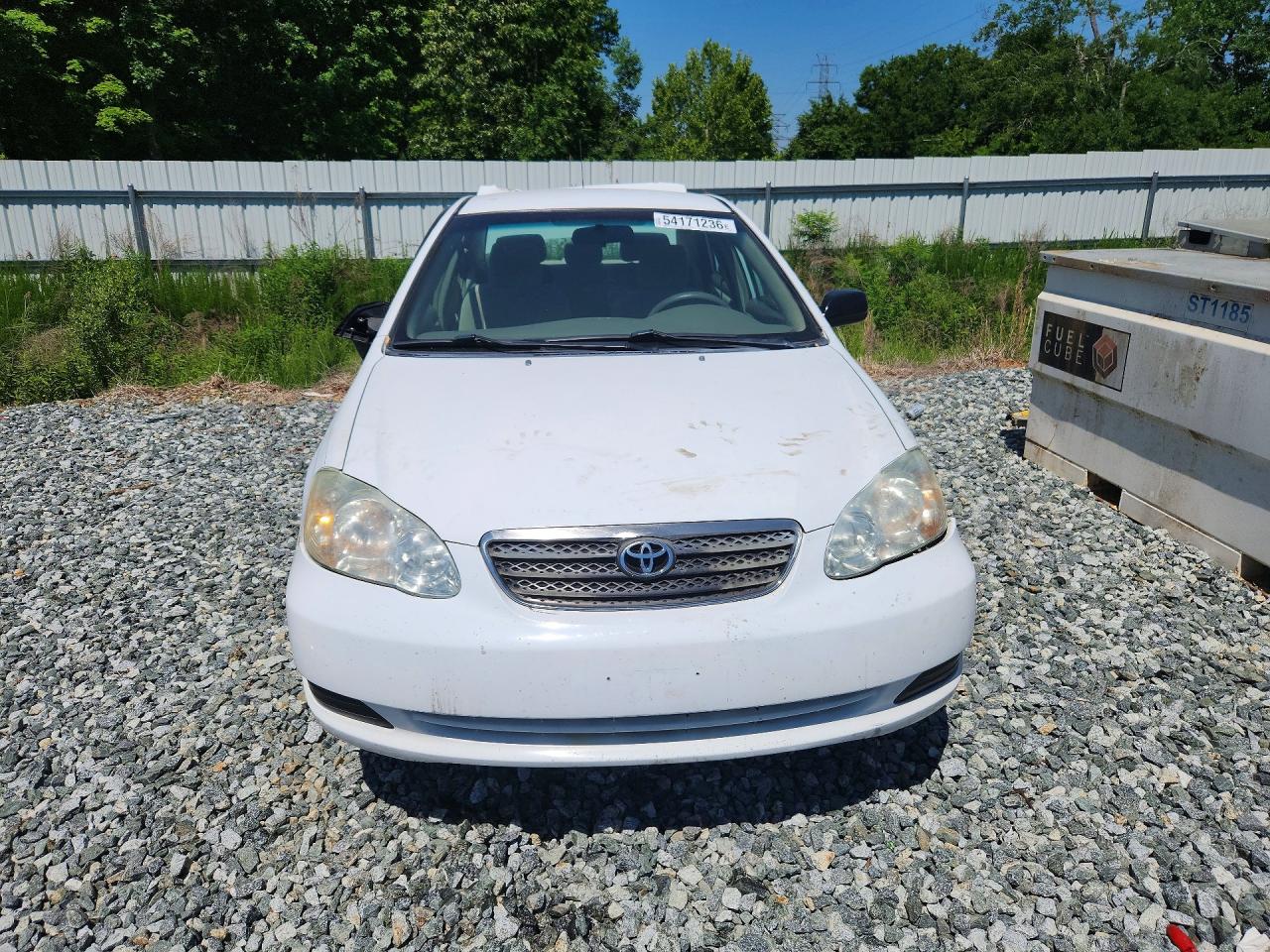2007 Toyota Corolla White vin: 2T1BR32E97C828735
