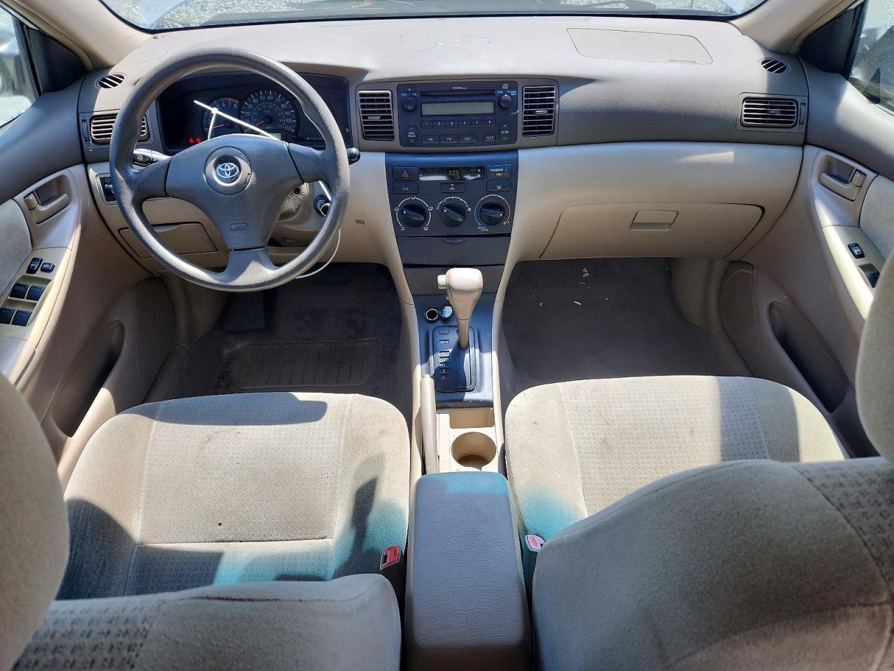 2007 Toyota Corolla White vin: 2T1BR32E97C828735