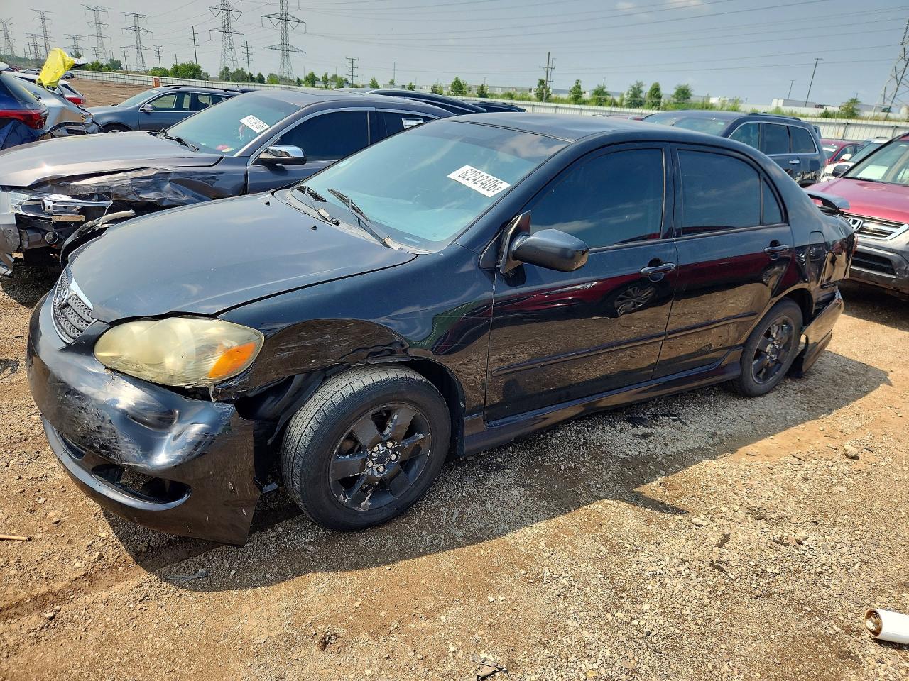 2007 Toyota Corolla S Black vin: 2T1BR32E97C834762