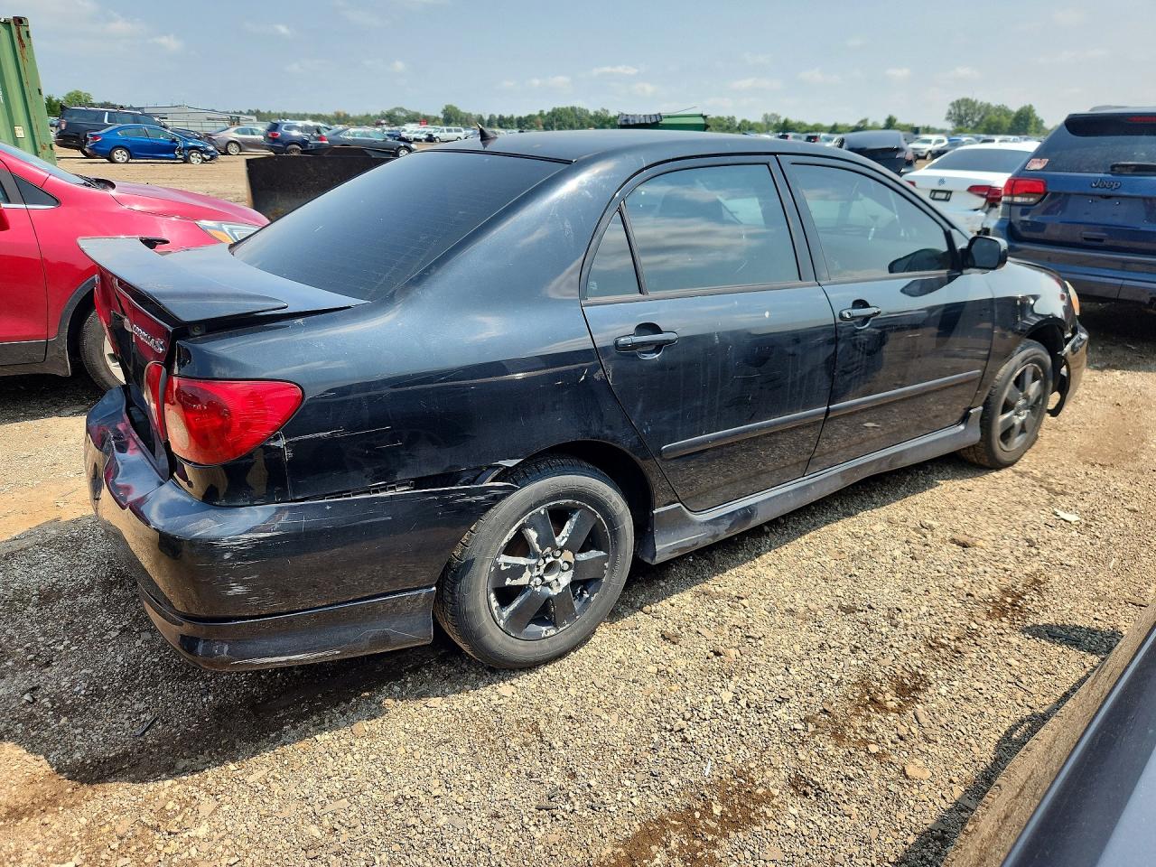 2007 Toyota Corolla S Black vin: 2T1BR32E97C834762