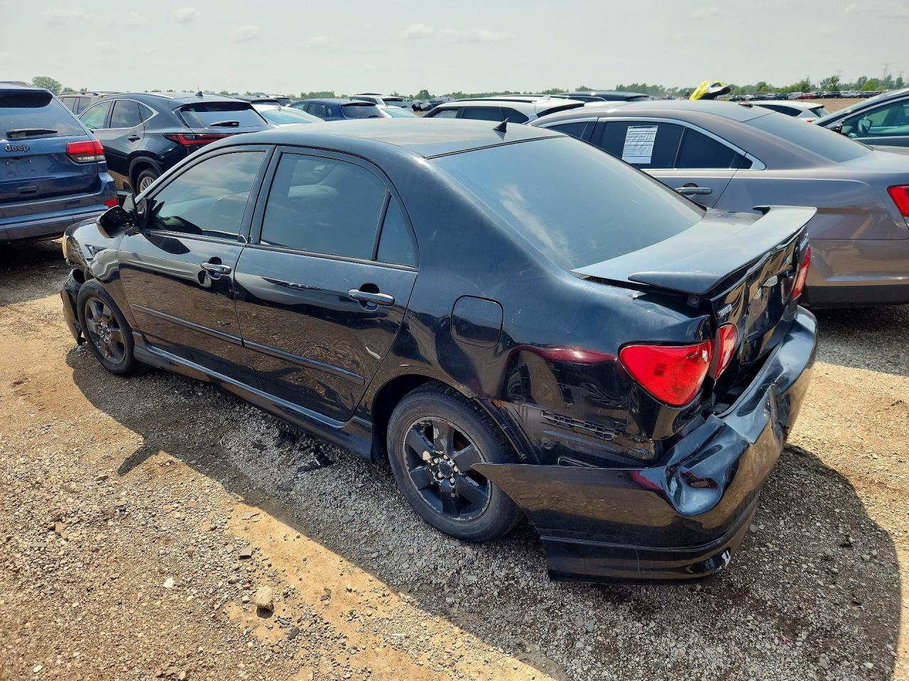 2007 Toyota Corolla S Black vin: 2T1BR32E97C834762