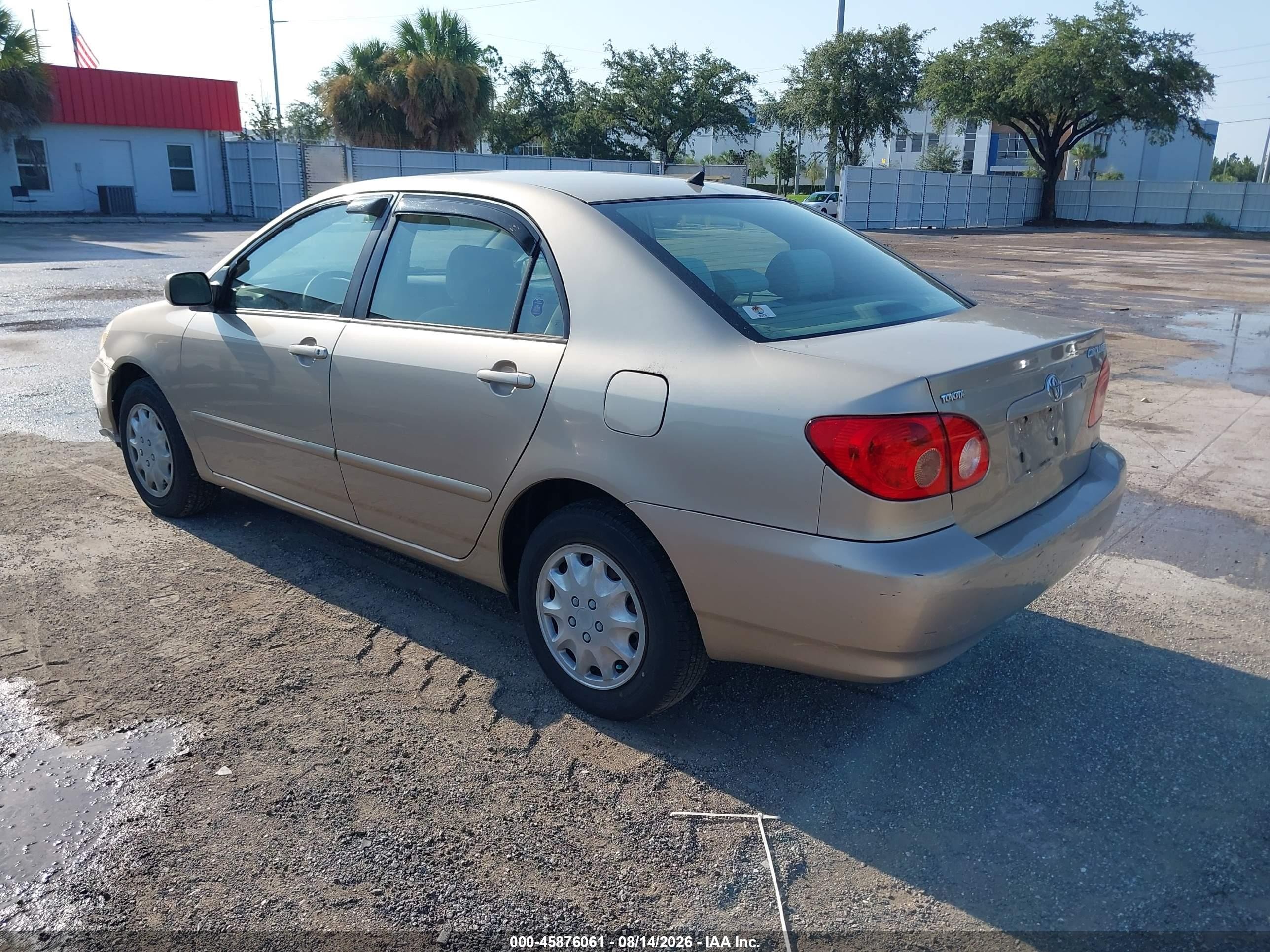 2007 Toyota Corolla Le Tan vin: 2T1BR32E97C843770