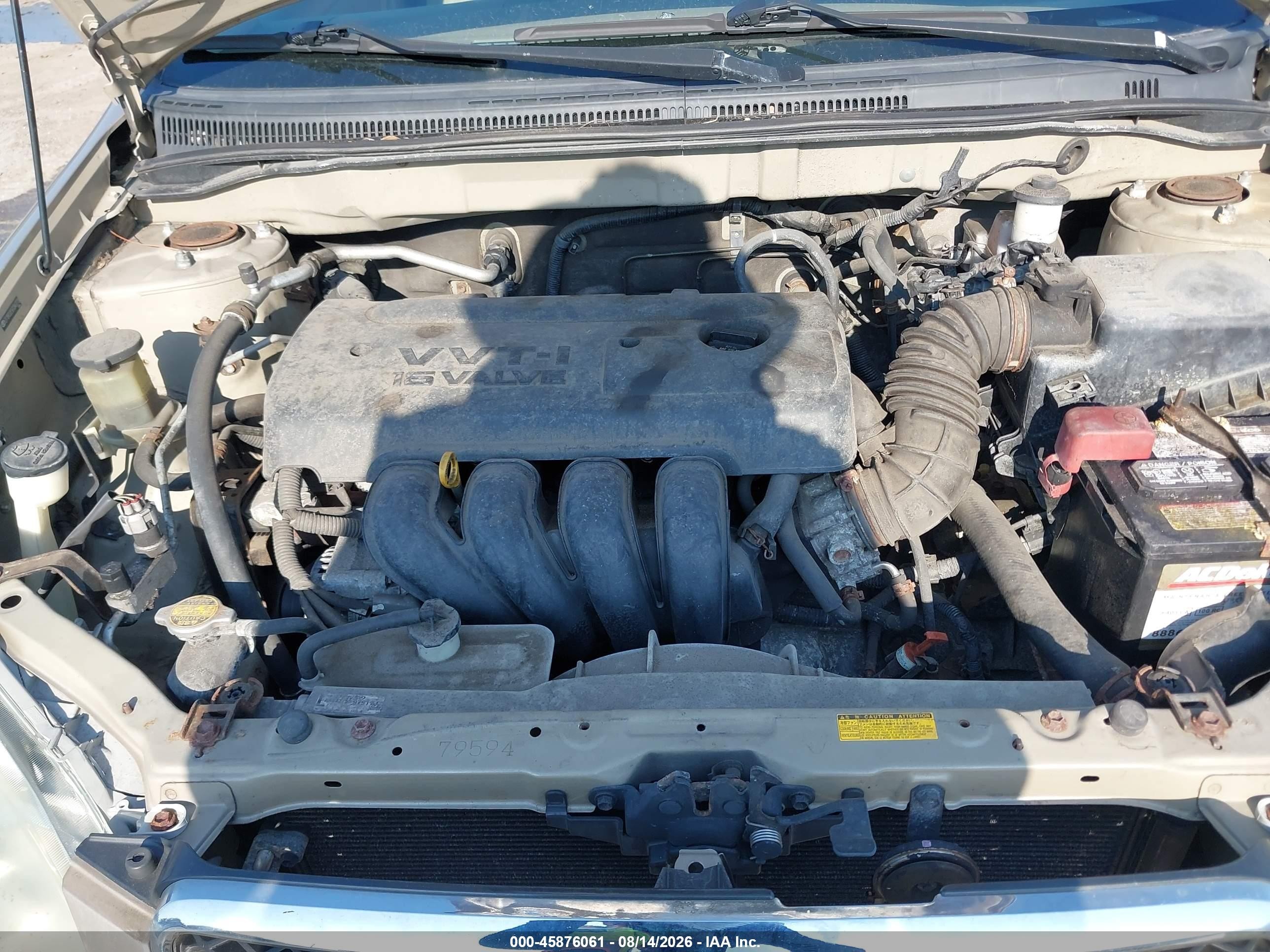 2007 Toyota Corolla Le Tan vin: 2T1BR32E97C843770