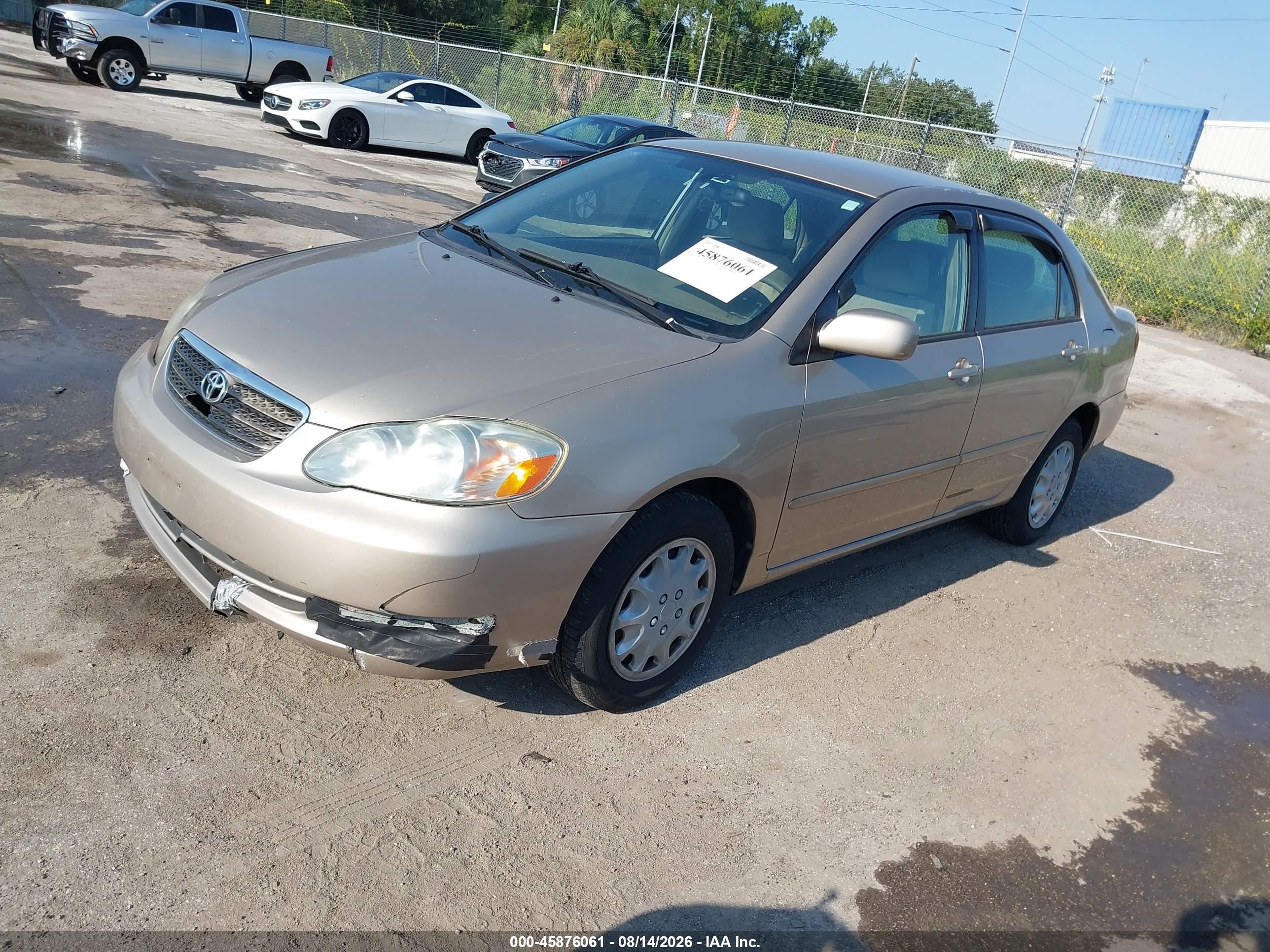 2007 Toyota Corolla Le Tan vin: 2T1BR32E97C843770