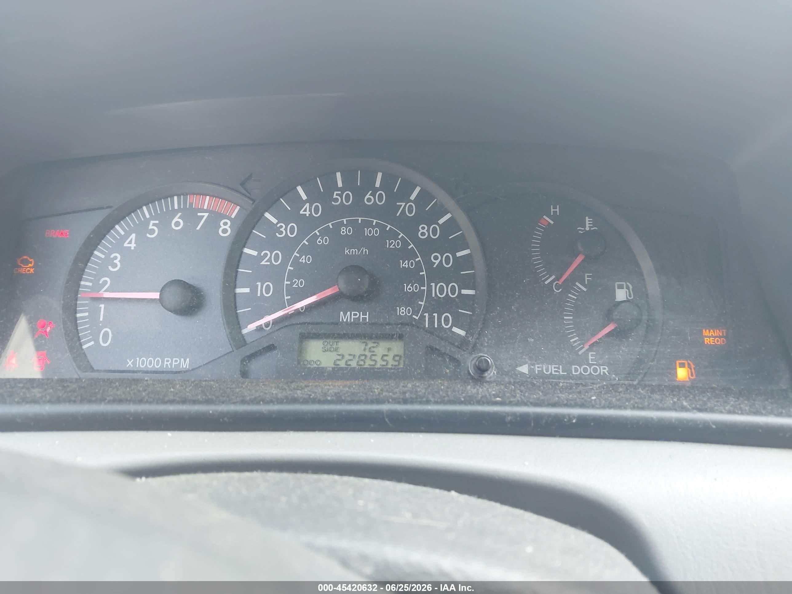 2007 Toyota Corolla Ce Blue vin: 2T1BR32E97C851805