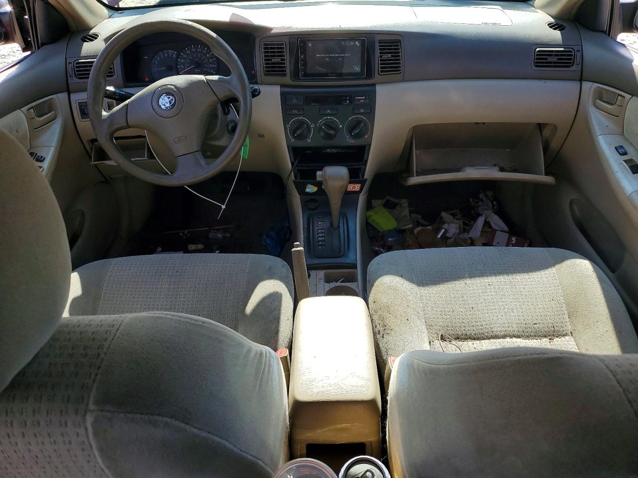 2007 Toyota Corolla Ce Red vin: 2T1BR32E97C853019