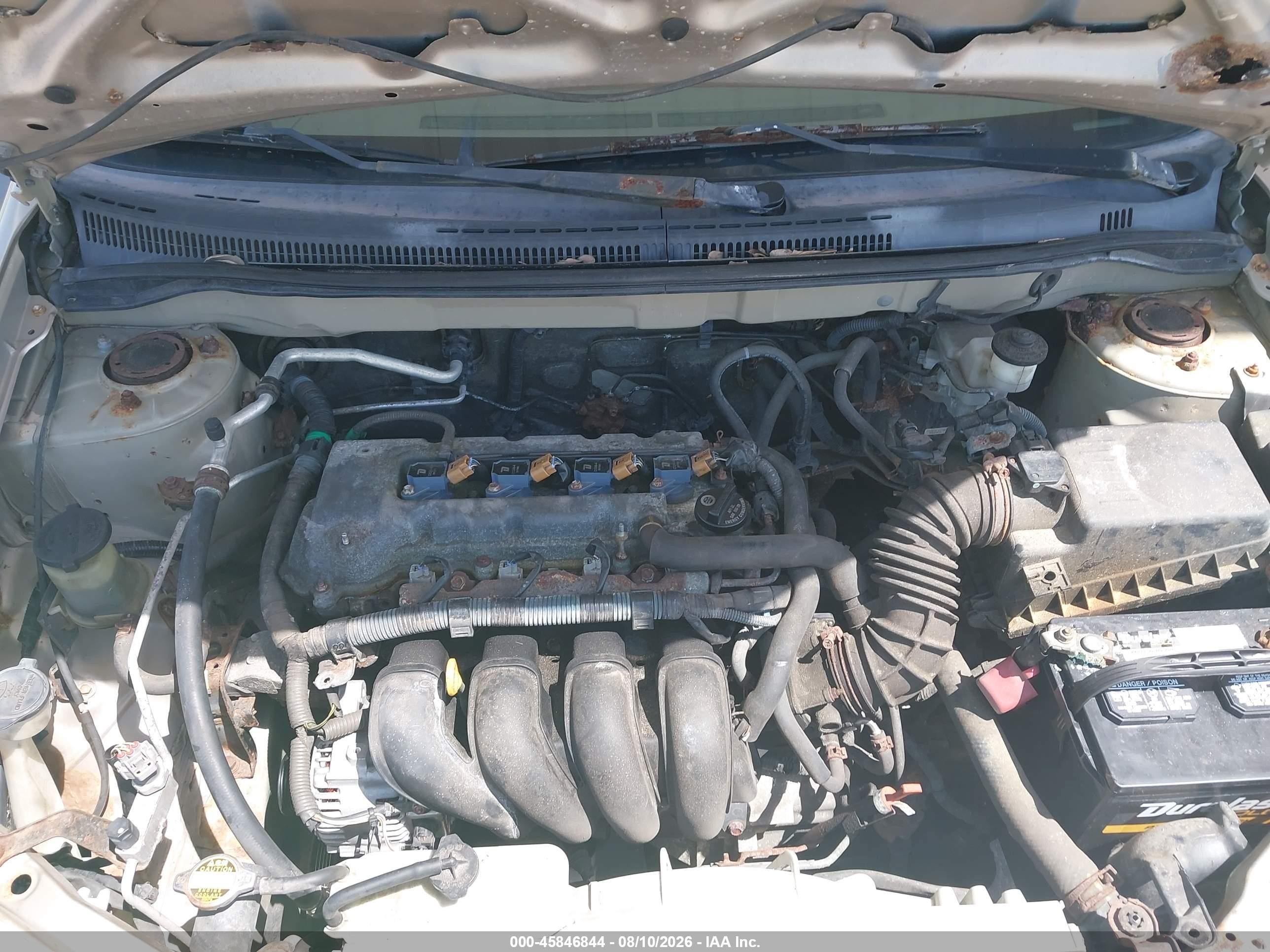 2008 Toyota Corolla Le Gold vin: 2T1BR32E98C877578