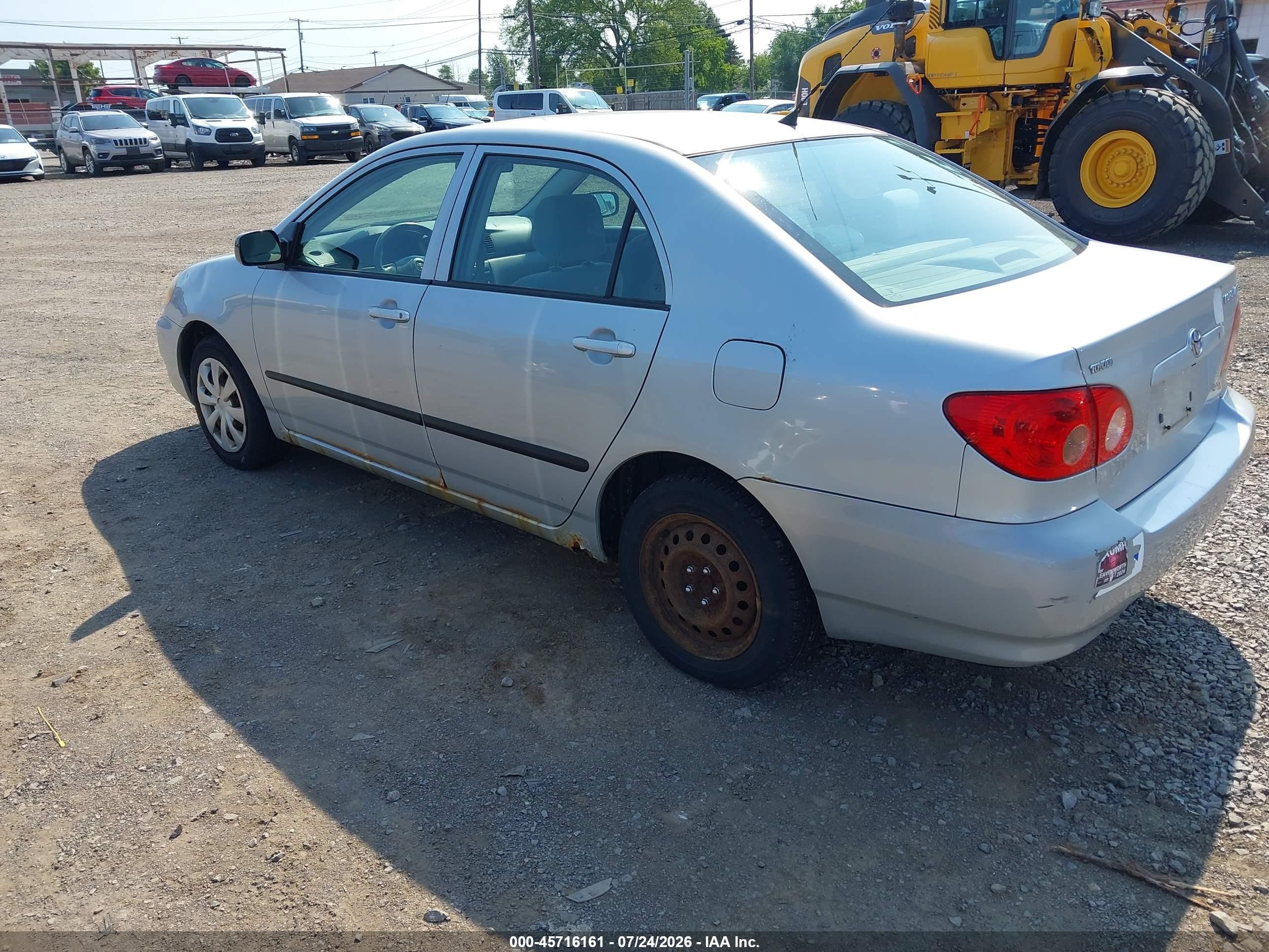 2008 Toyota Corolla Ce Silver vin: 2T1BR32E98C888709