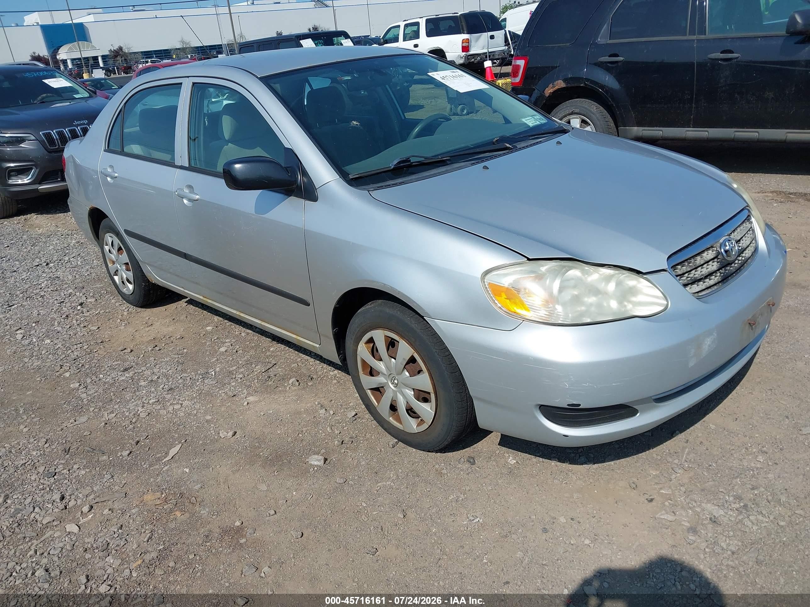 2008 Toyota Corolla Ce Silver vin: 2T1BR32E98C888709