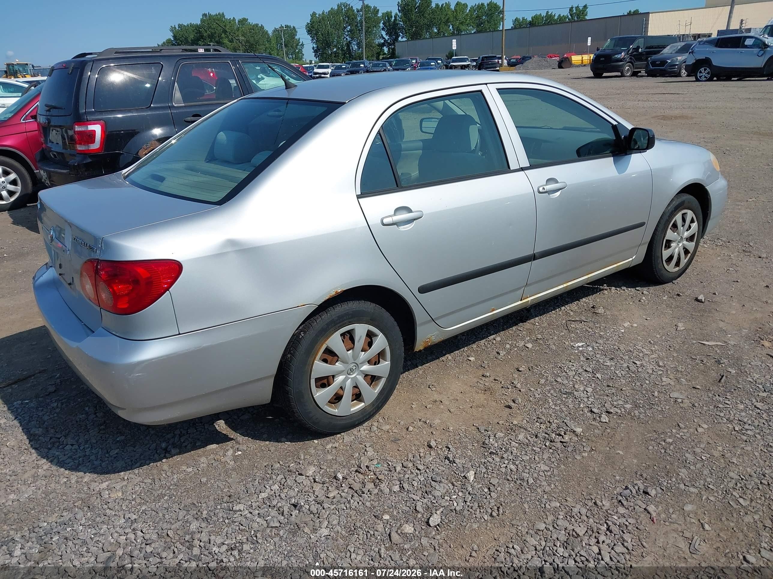 2008 Toyota Corolla Ce Silver vin: 2T1BR32E98C888709